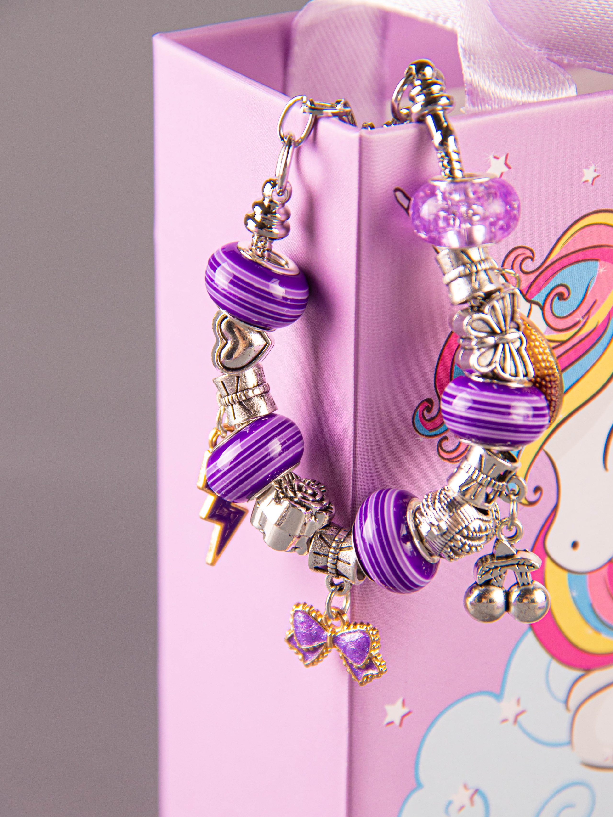 Набор по созданию браслетов (фиолетовый). «Матрица»