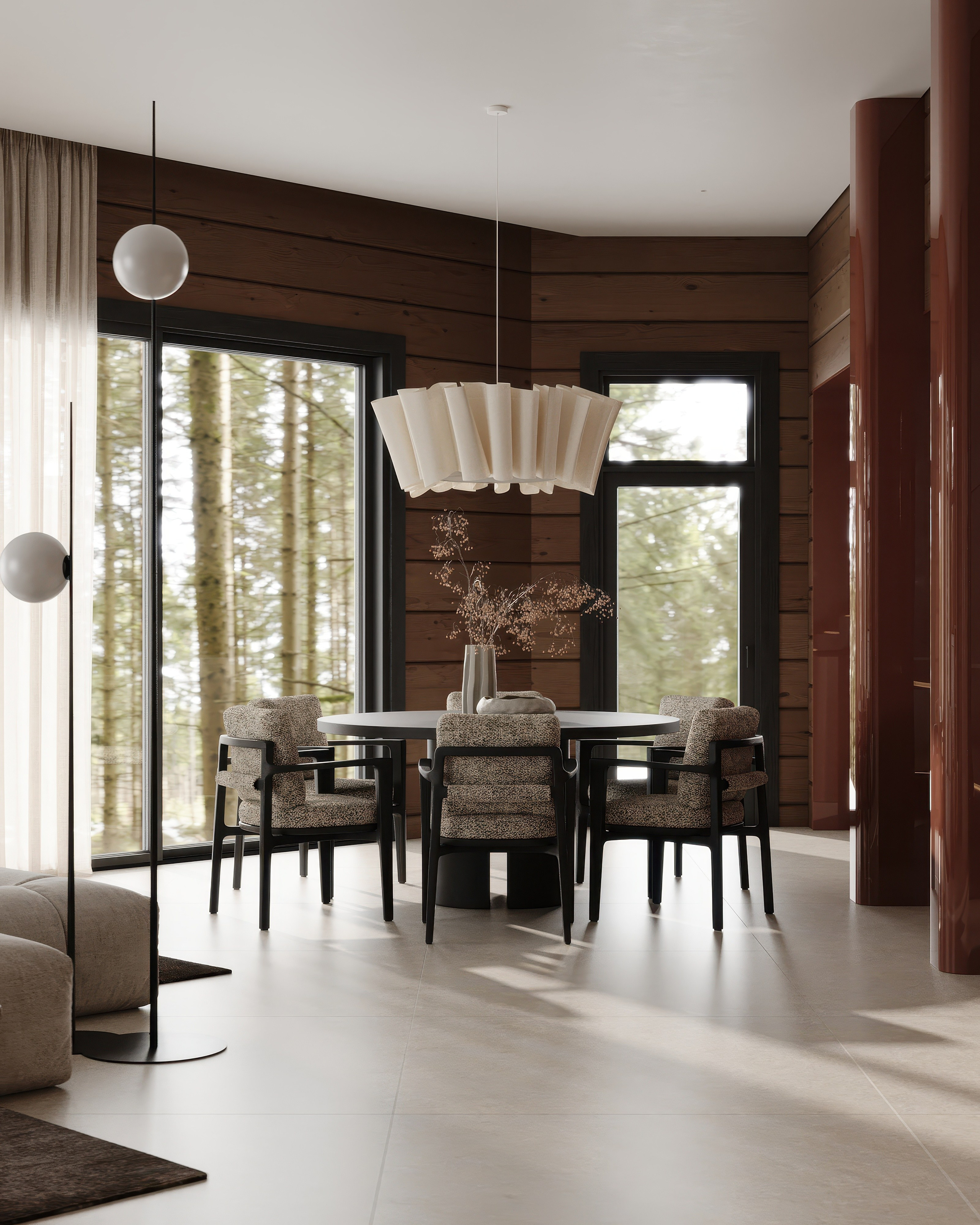 Частный дом/ Дизайнер: LINES DESIGN. Студия интерьерной визуализации tmshkn.vis