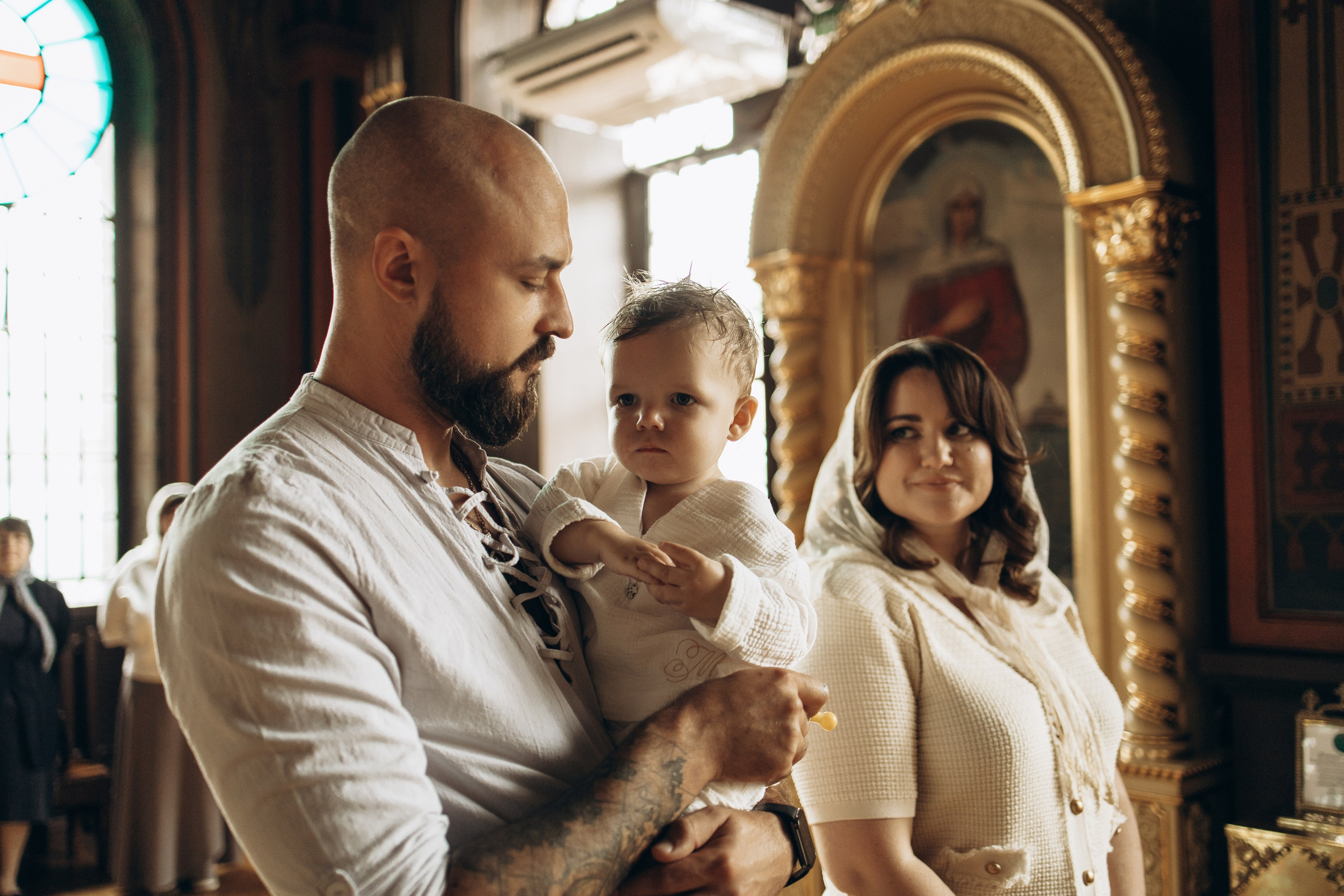 Таинство крещения Матвея. Самый теплый фотограф в Краснодаре Рябоконь Ксения