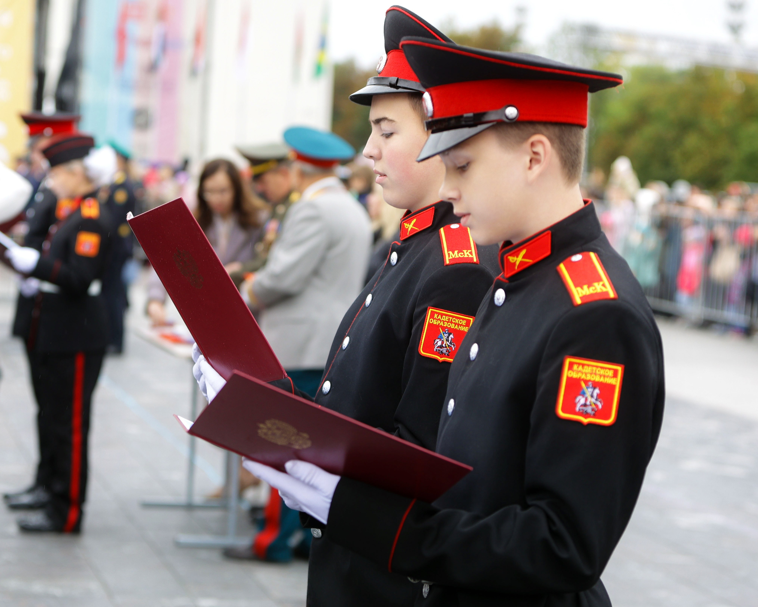 Посвящению в кадеты в Первом Московском кадетском корпусе, Дипломатической кадетской школы. Выпускные альбомы и школьный фотограф в Подольске, Троицке, Щербинке, Москве и Московской области