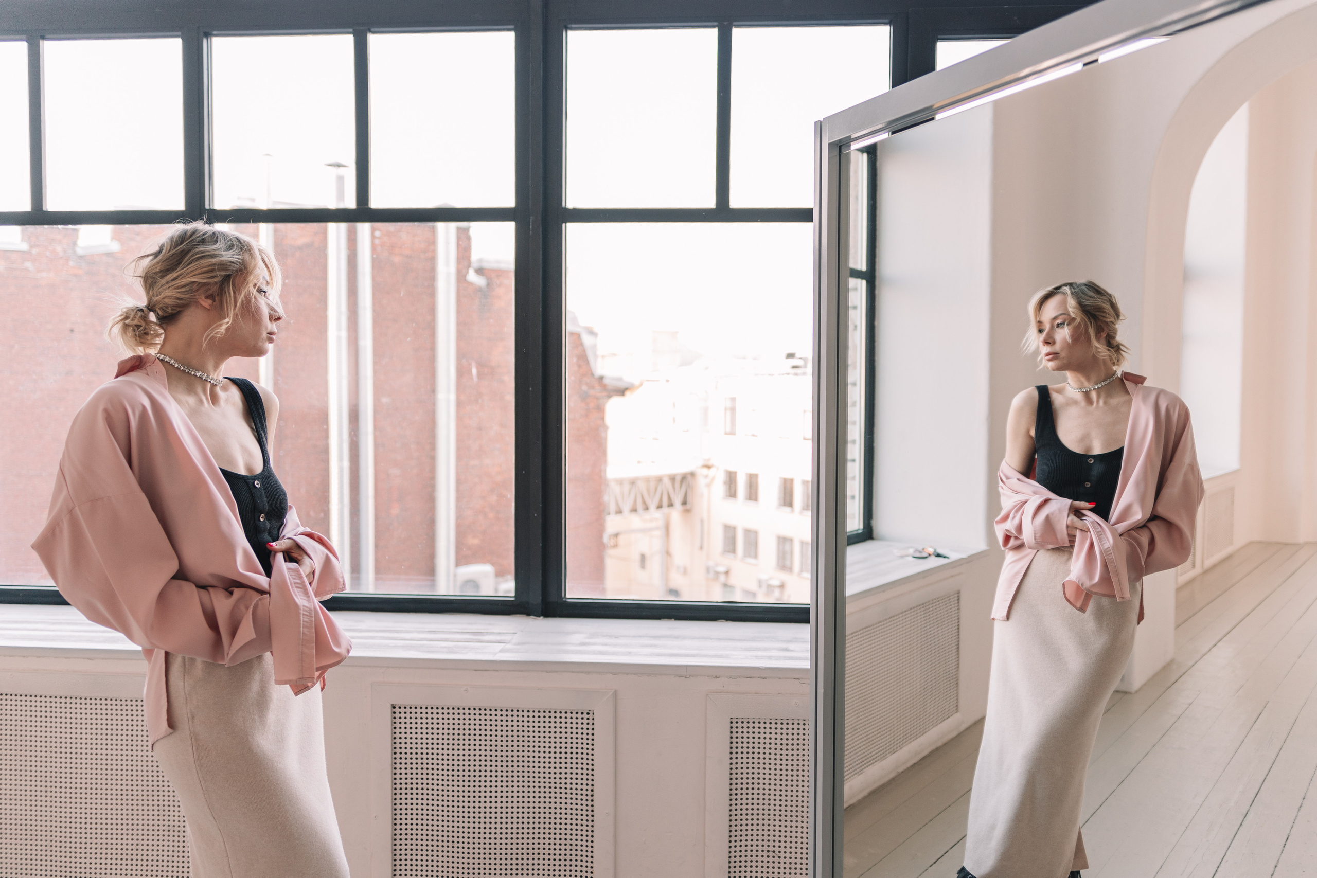 Студийная съёмка, индивидуальная, красивое отражение.