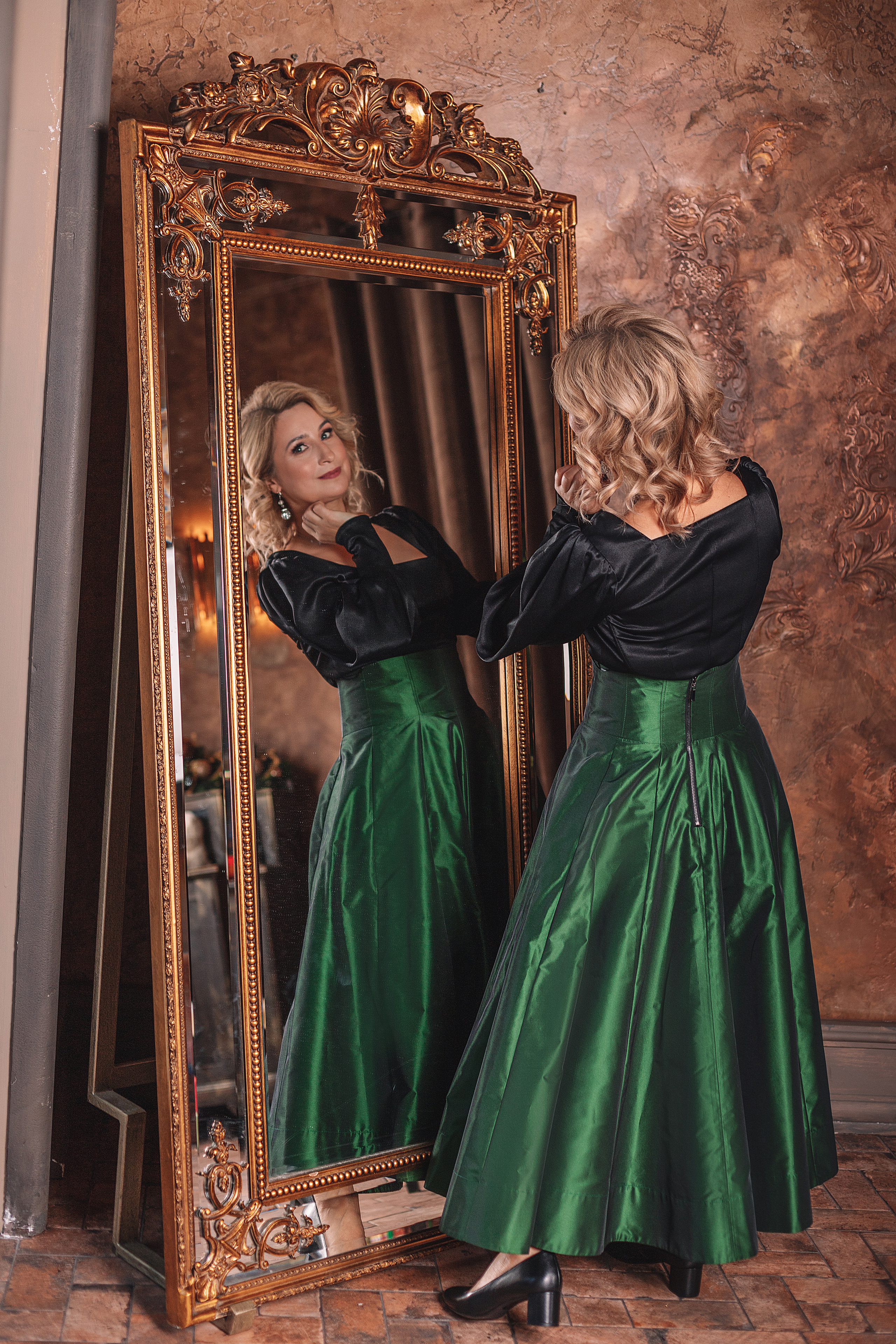 Индивидуальная съёмка, красивое фото с отражением, фотостудии.