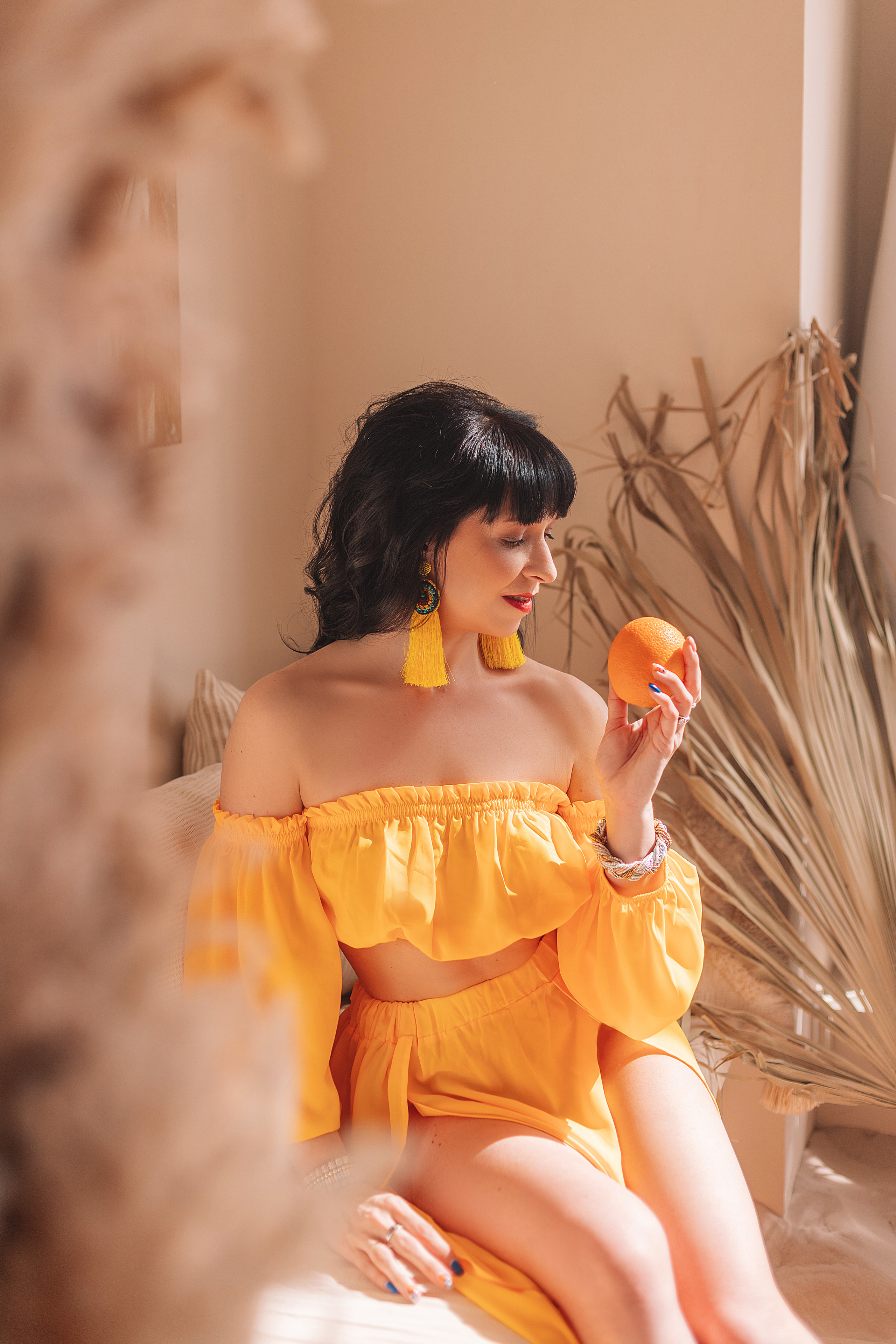 Индивидуальная съёмка, фотостудии с песком, красивый образ в восточном стиле.