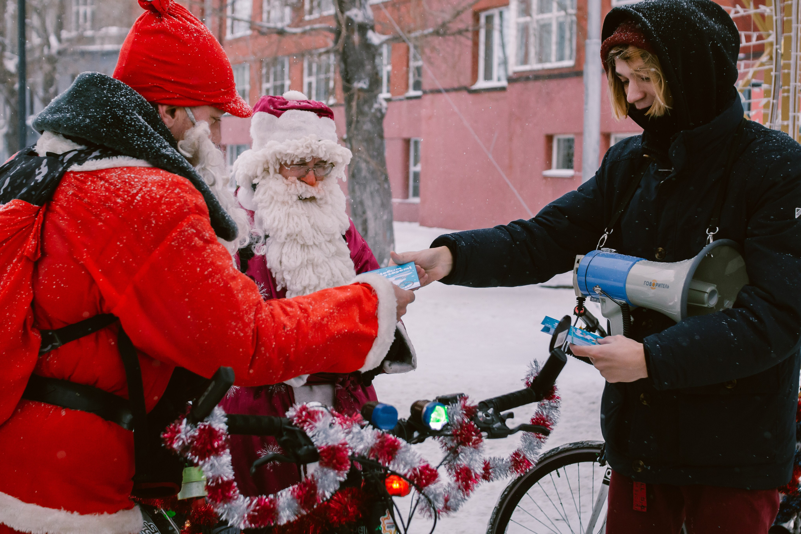 Зимний велозаезд «Привет, велосипед!». Фотограф в Новосибирске Екатерина Васильева