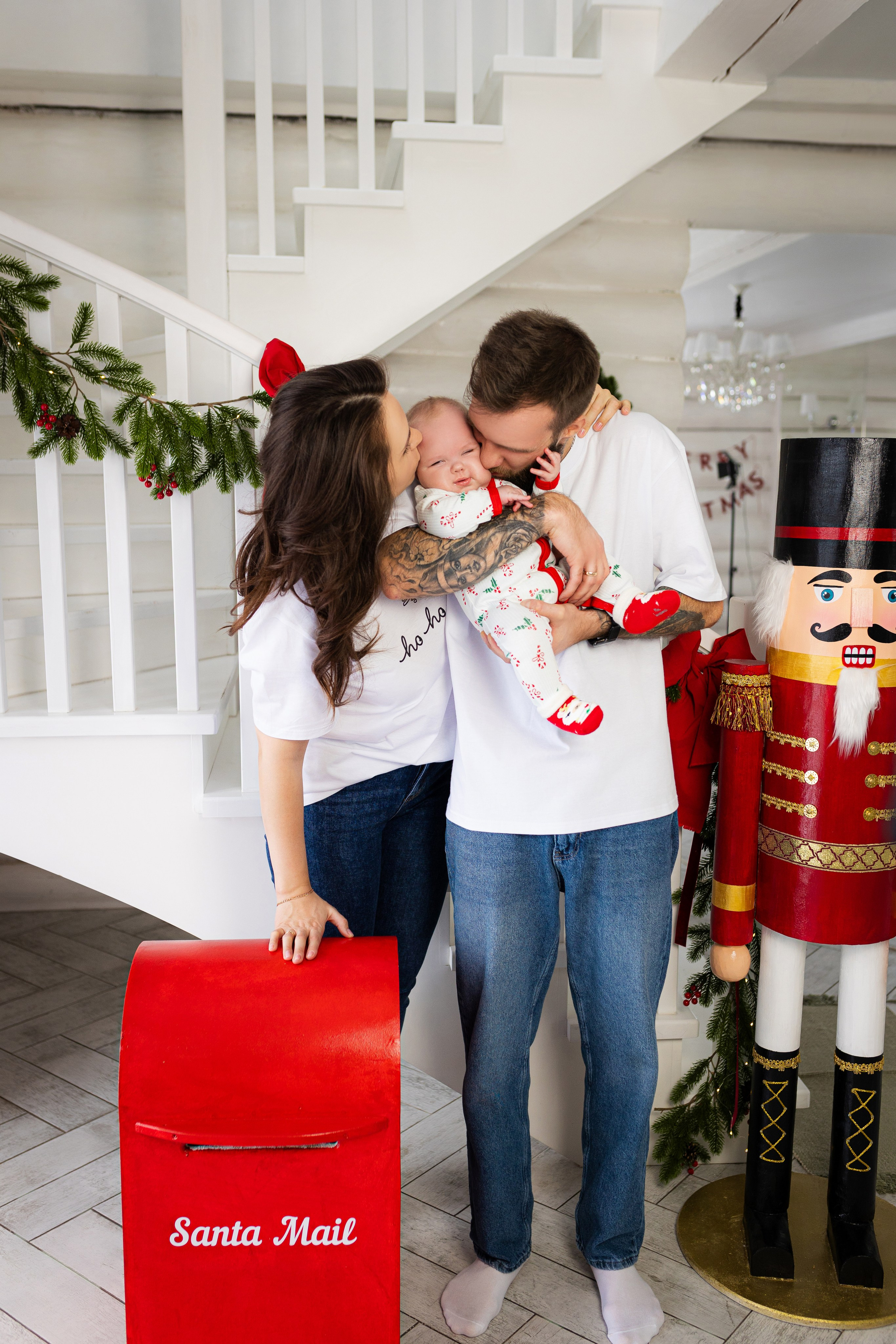 Дина, Миша и малышка. Фотограф ВИКА МЕДУЗА