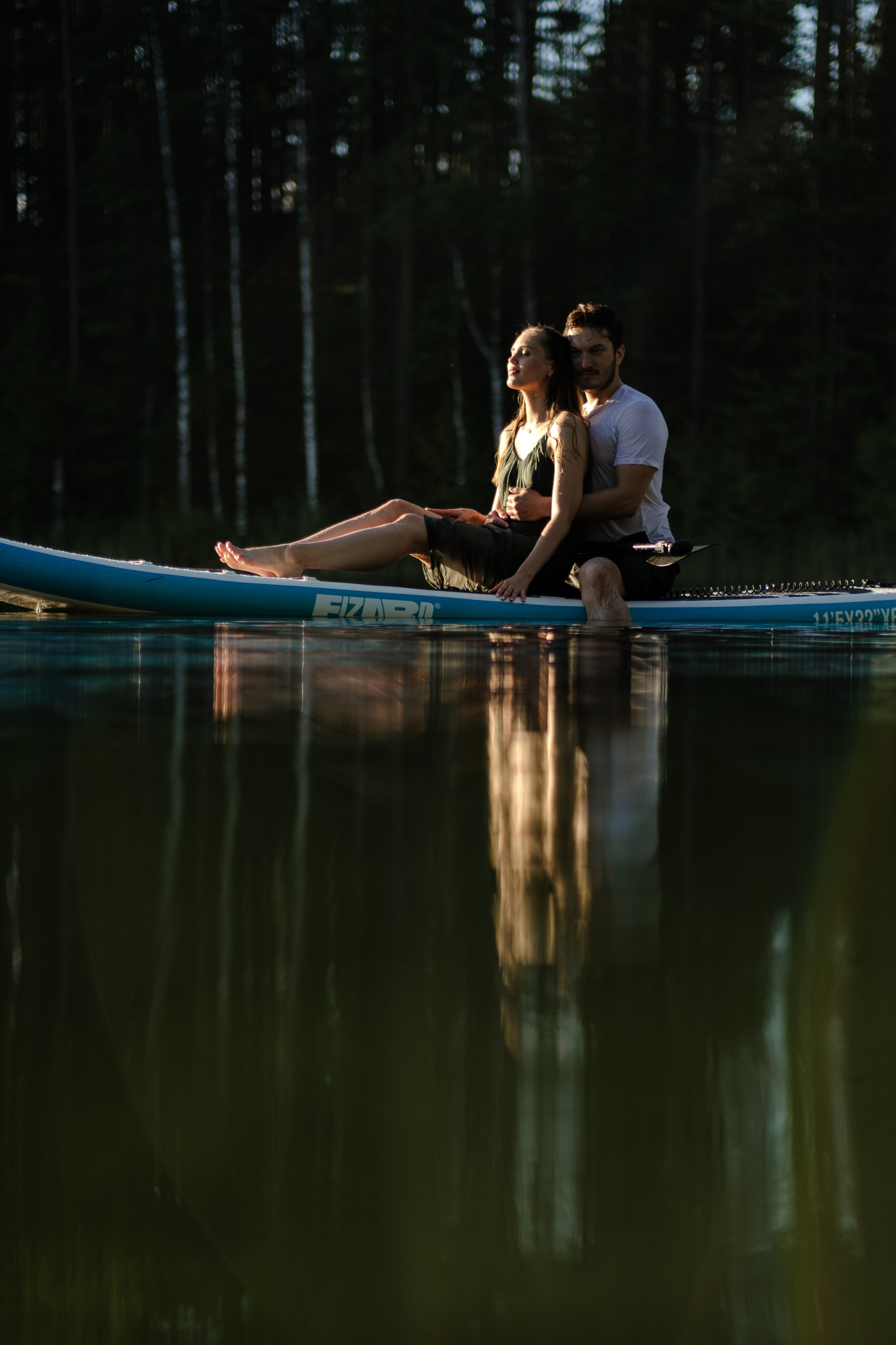Петя и Лина, на сапах. Интерьерный фотограф и видеограф в Санкт-Петербурге Вадим Балбашевский