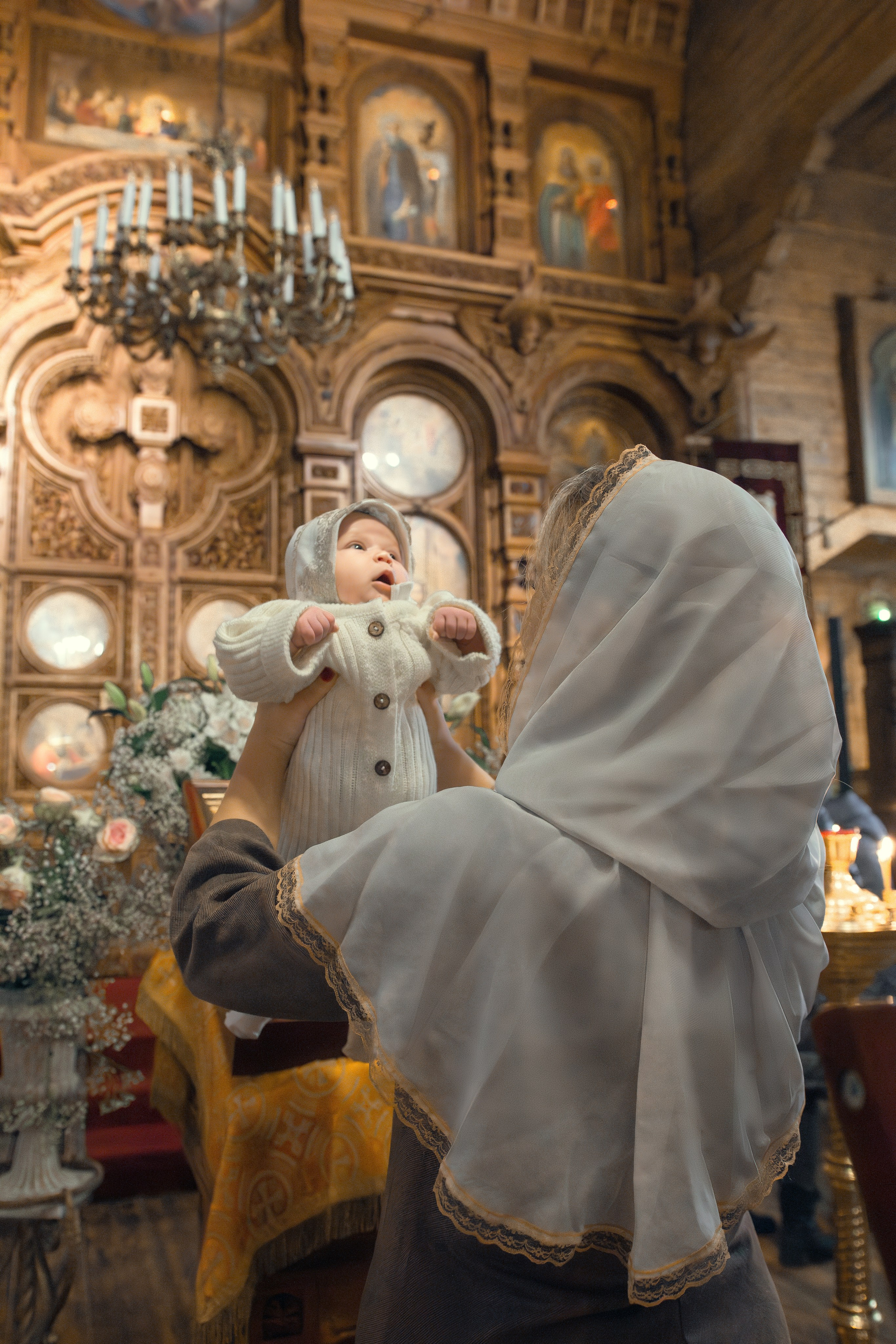 Крещение Валерии. Елена Ушакова профессиональный фотограф в Санкт-Петербурге