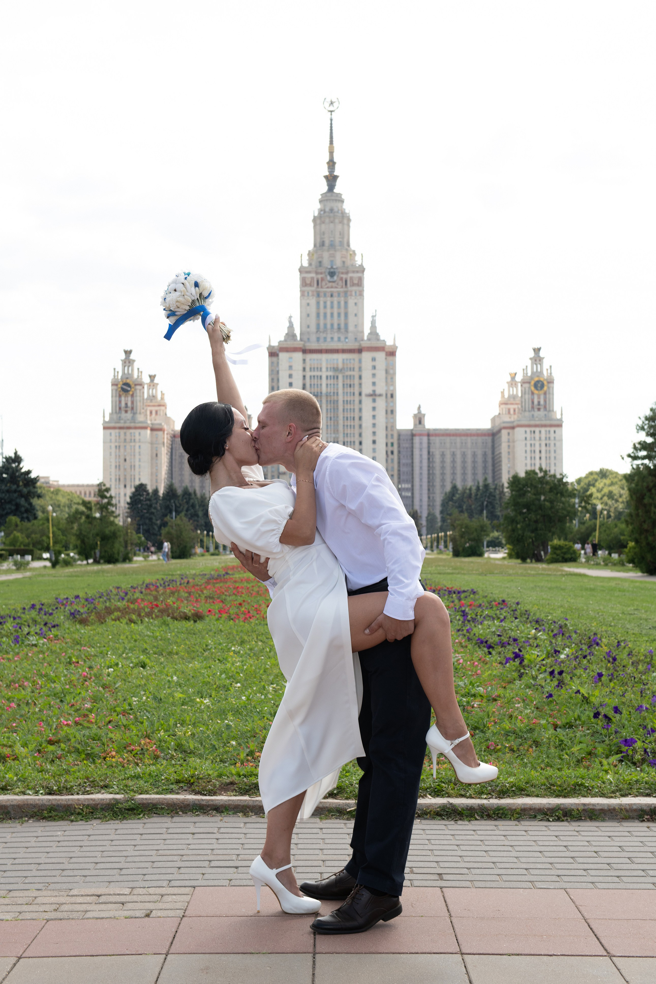 Анастасия и Дмитрий. Воробьёвы горы. Свадебный и портретный фотограф в Москве Галина Борисова