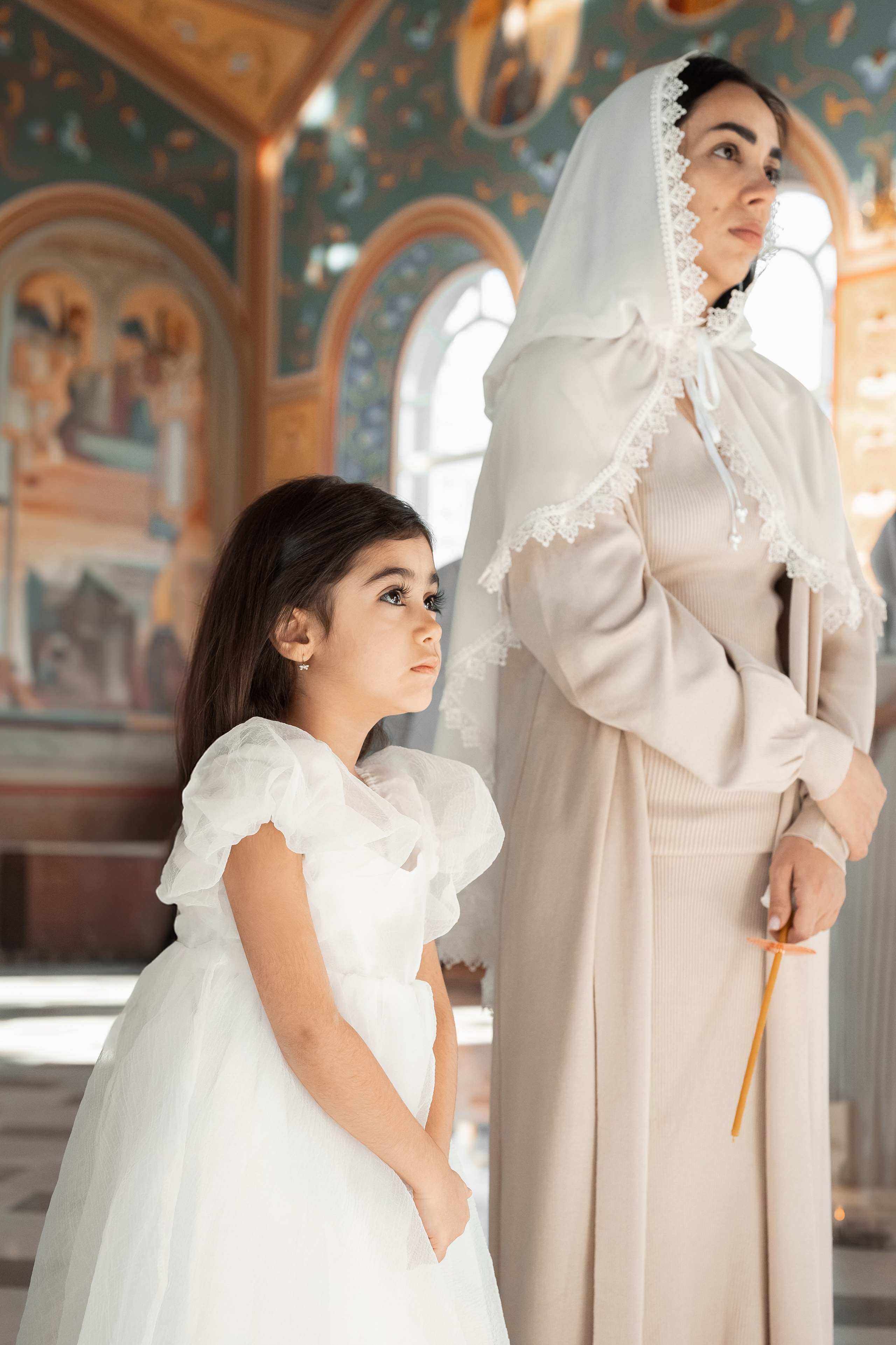 Храм Угрешского. Двойное крещение. Церковный фотограф на Таинство Крещения и Венчания в Оренбурге и Оренбургской области Екатерина Белкина