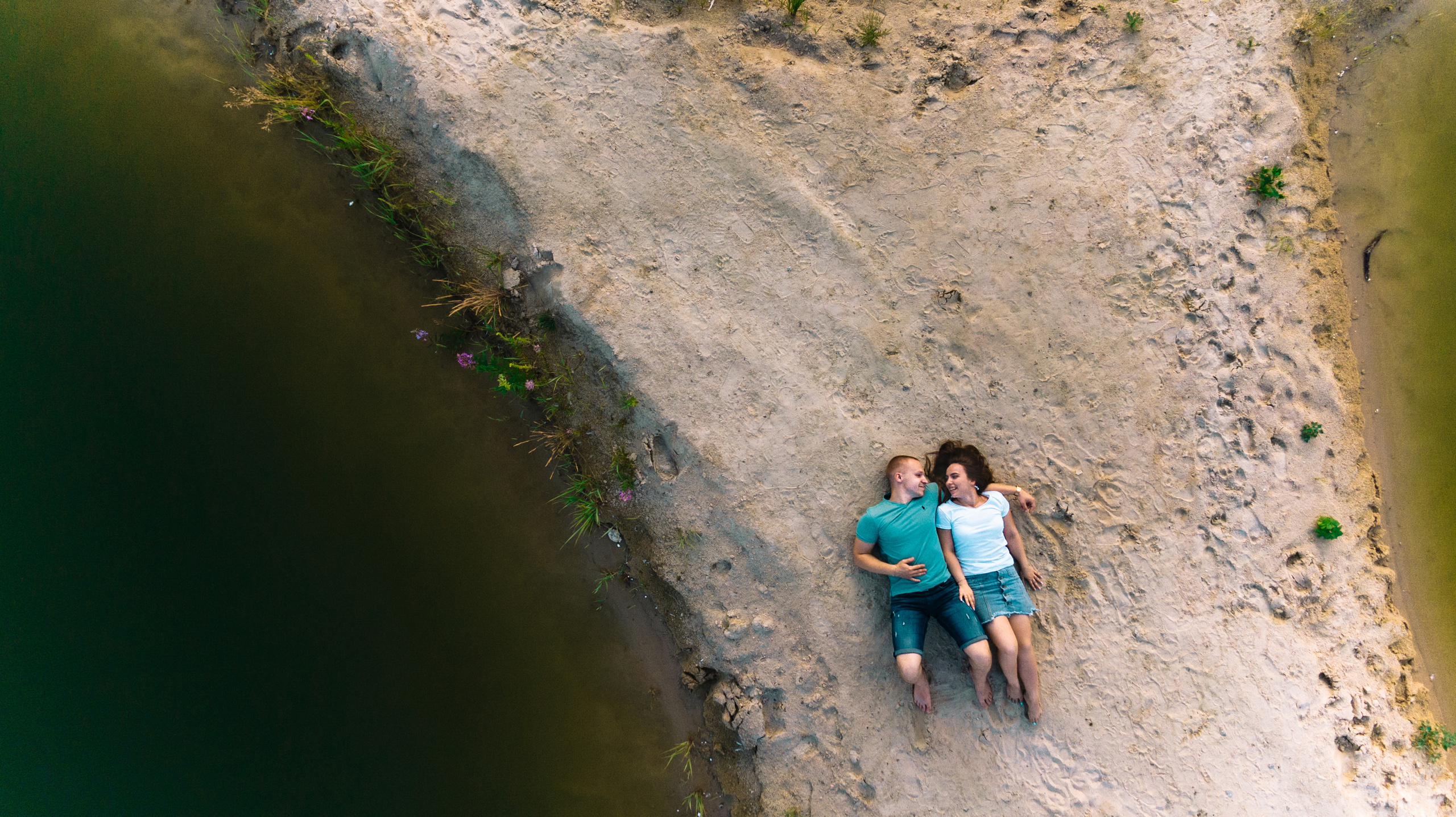 Love story Нади и Артема. Аэросъемка