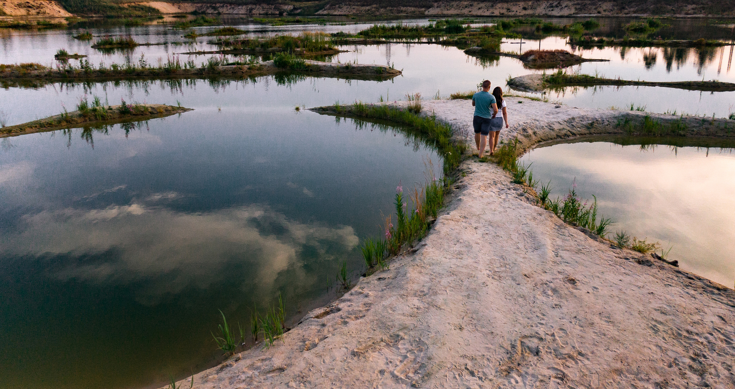 Love story Нади и Артема. Аэросъемка