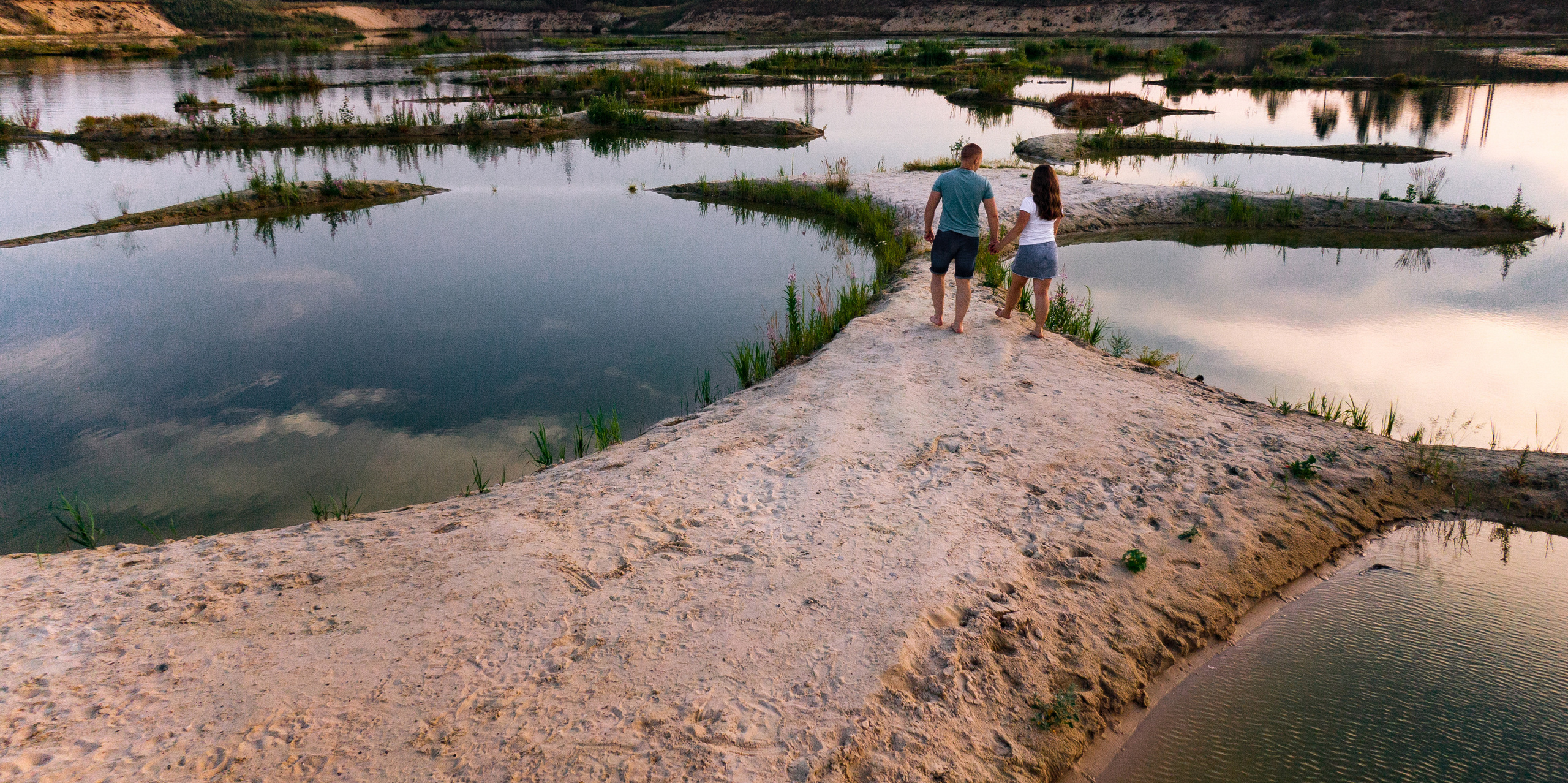 Love story Нади и Артема. Аэросъемка