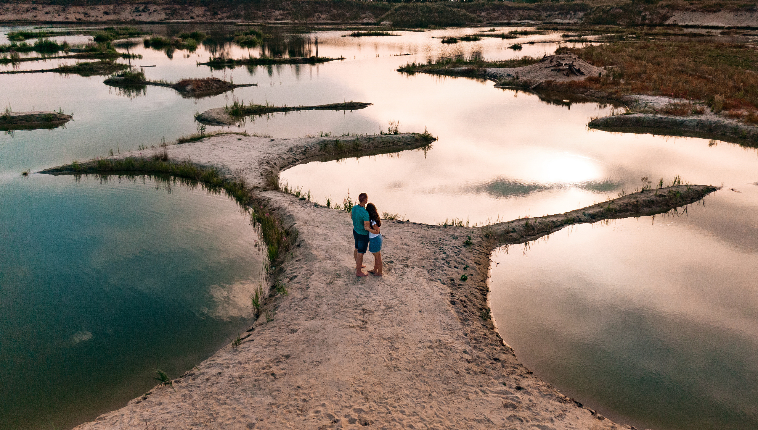 Love story Нади и Артема. Аэросъемка