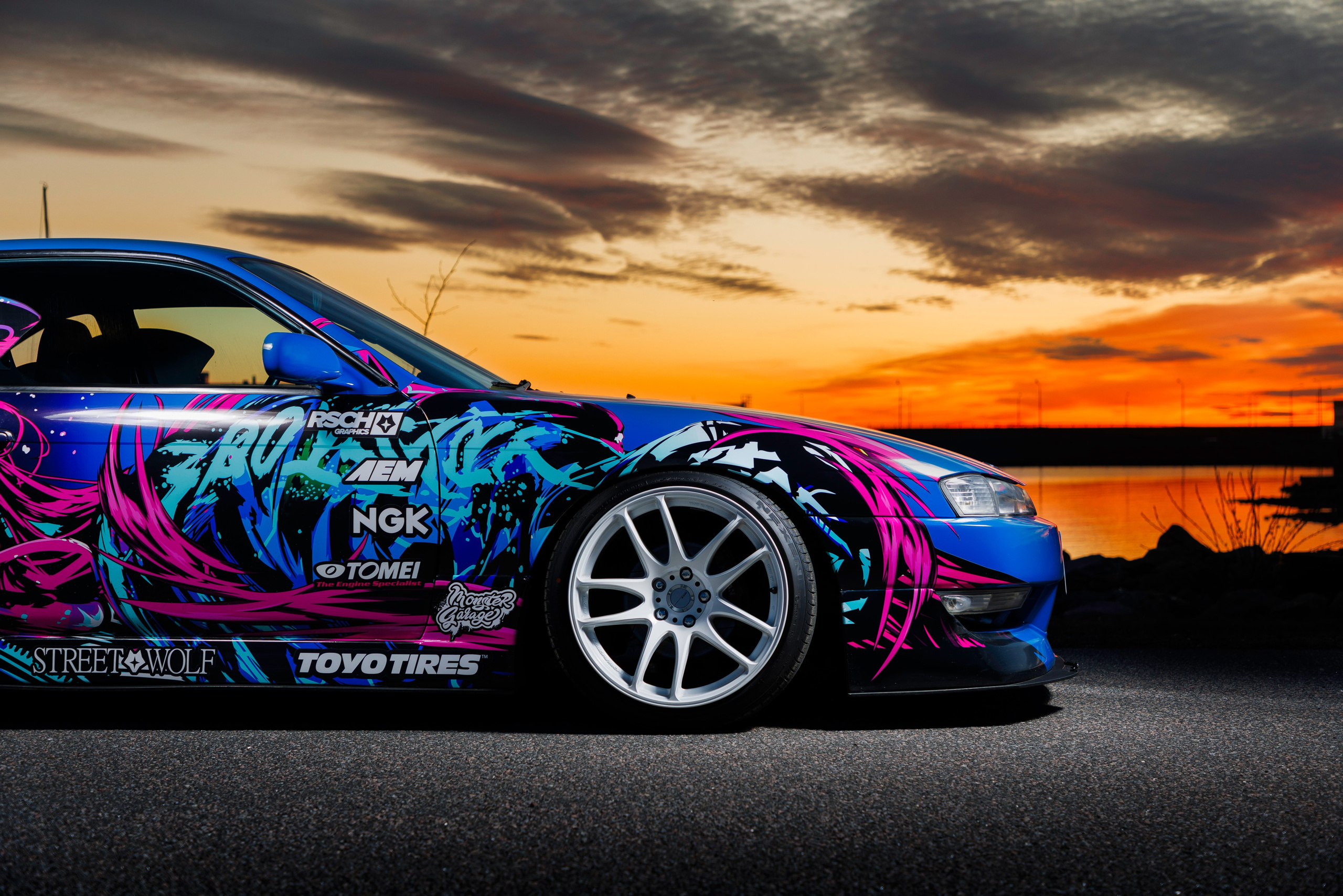 Nissan Silvia s14 pt.2. Автомобильный фотограф в Санкт-Петербурге — Илья Kaseone_1