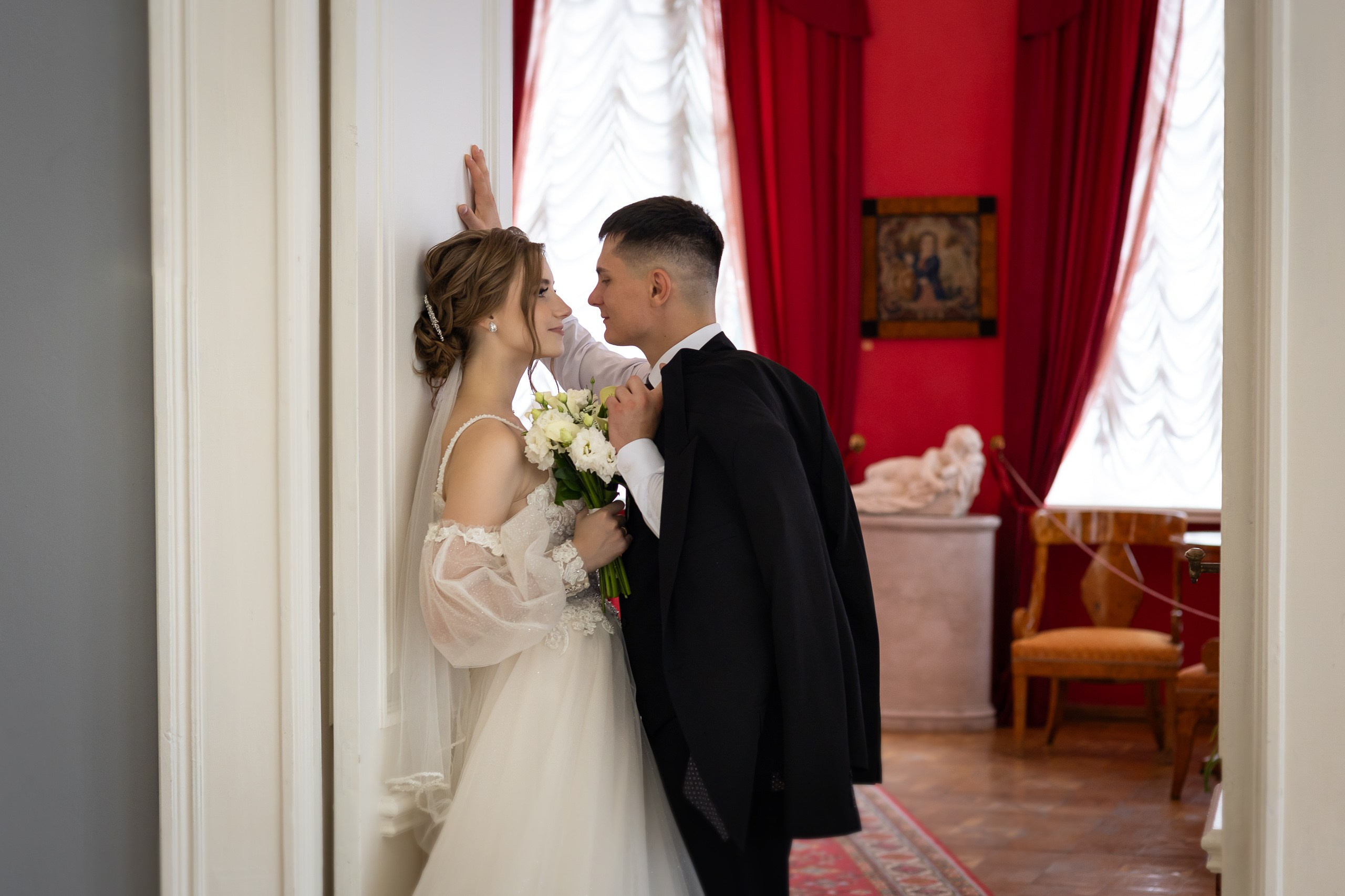 Дворец Бобринских. Свадебная фотосъёмка в Москве, Туле