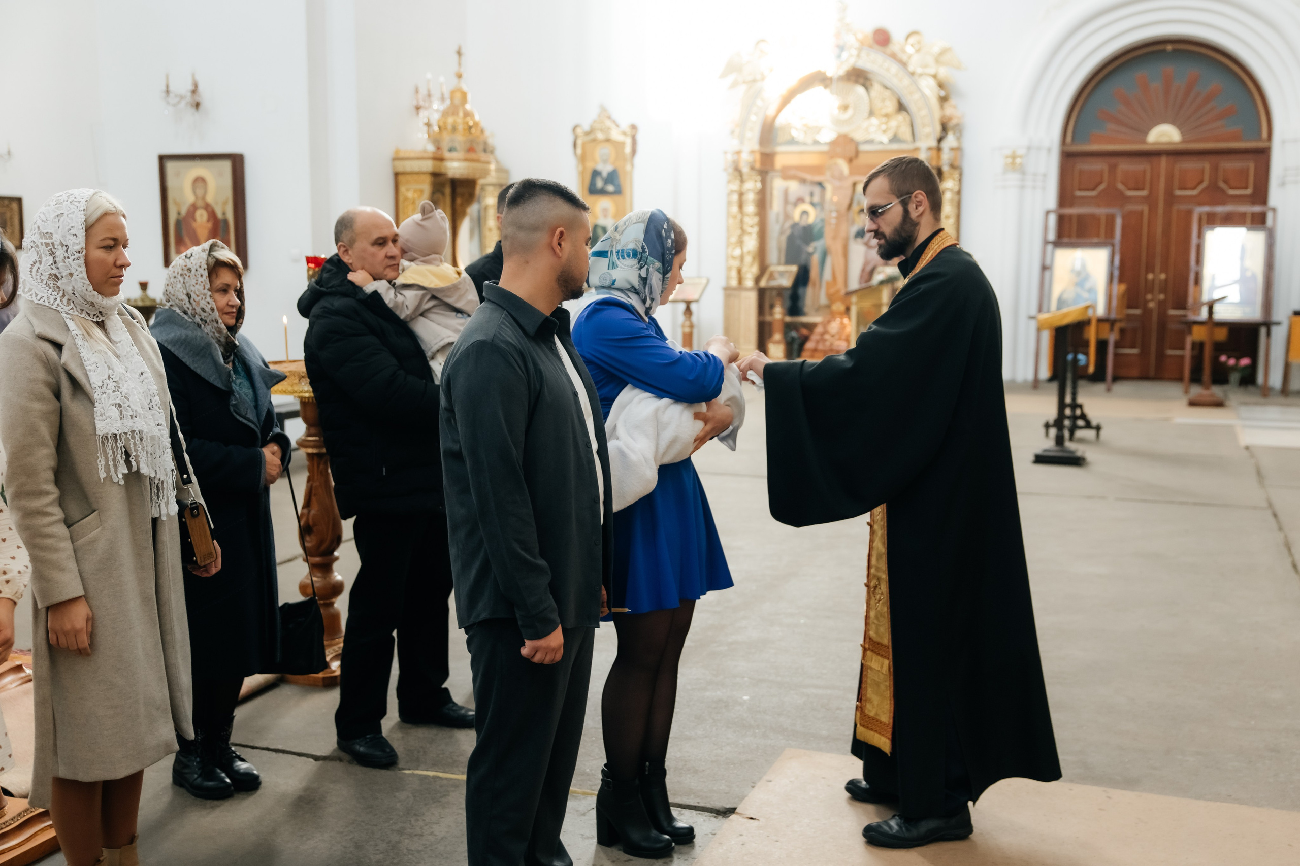 Крещение Мирославы. Храм иконы Божьей Матери «Всех скорбящих Радость». Фотограф ВИКА МЕДУЗА