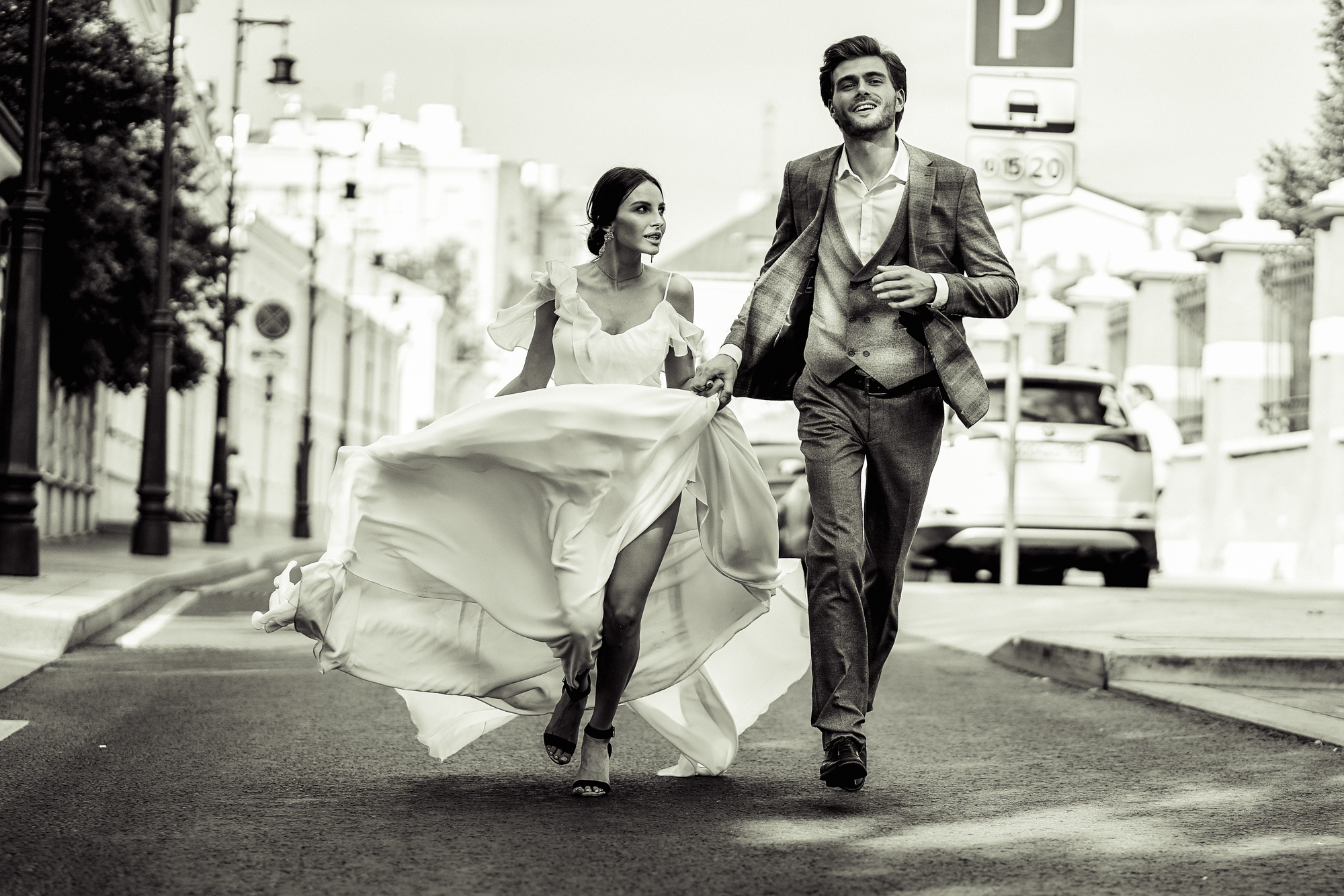 Денис и Оксана. Павел Мерк. Стильная свадебная фотография