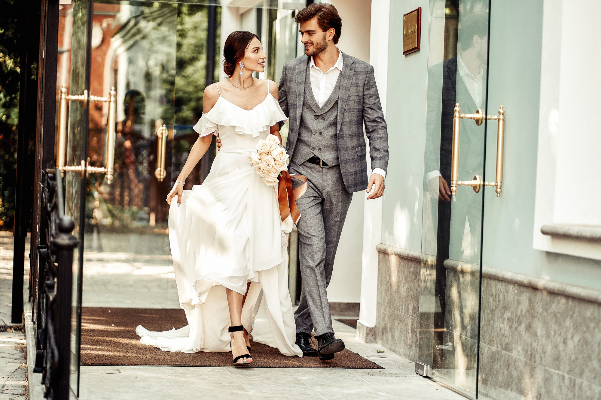 Денис и Оксана. Павел Мерк. Стильная свадебная фотография