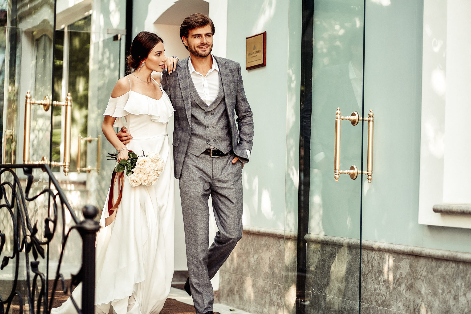 Денис и Оксана. Павел Мерк. Стильная свадебная фотография