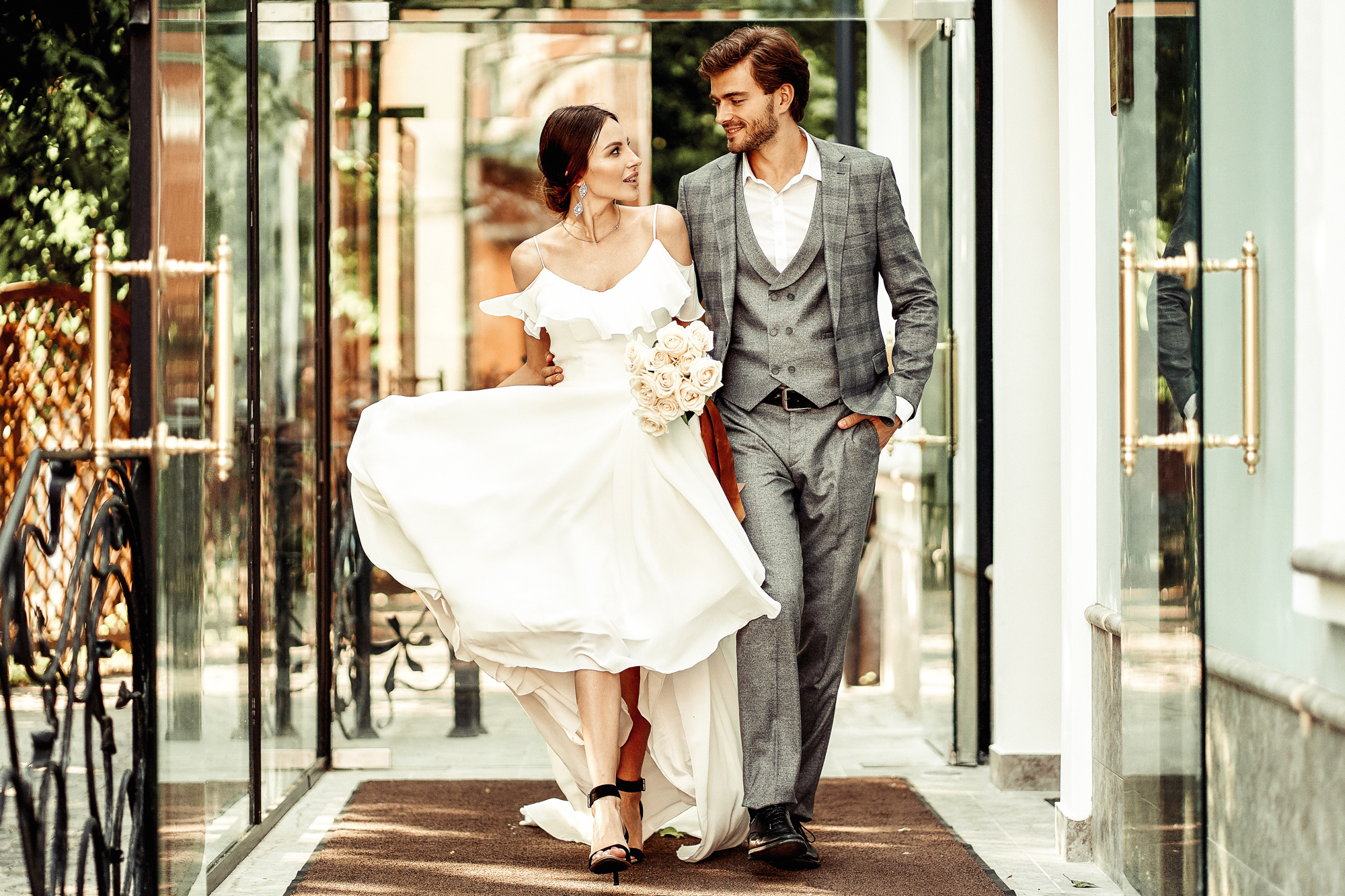 Денис и Оксана. Павел Мерк. Стильная свадебная фотография