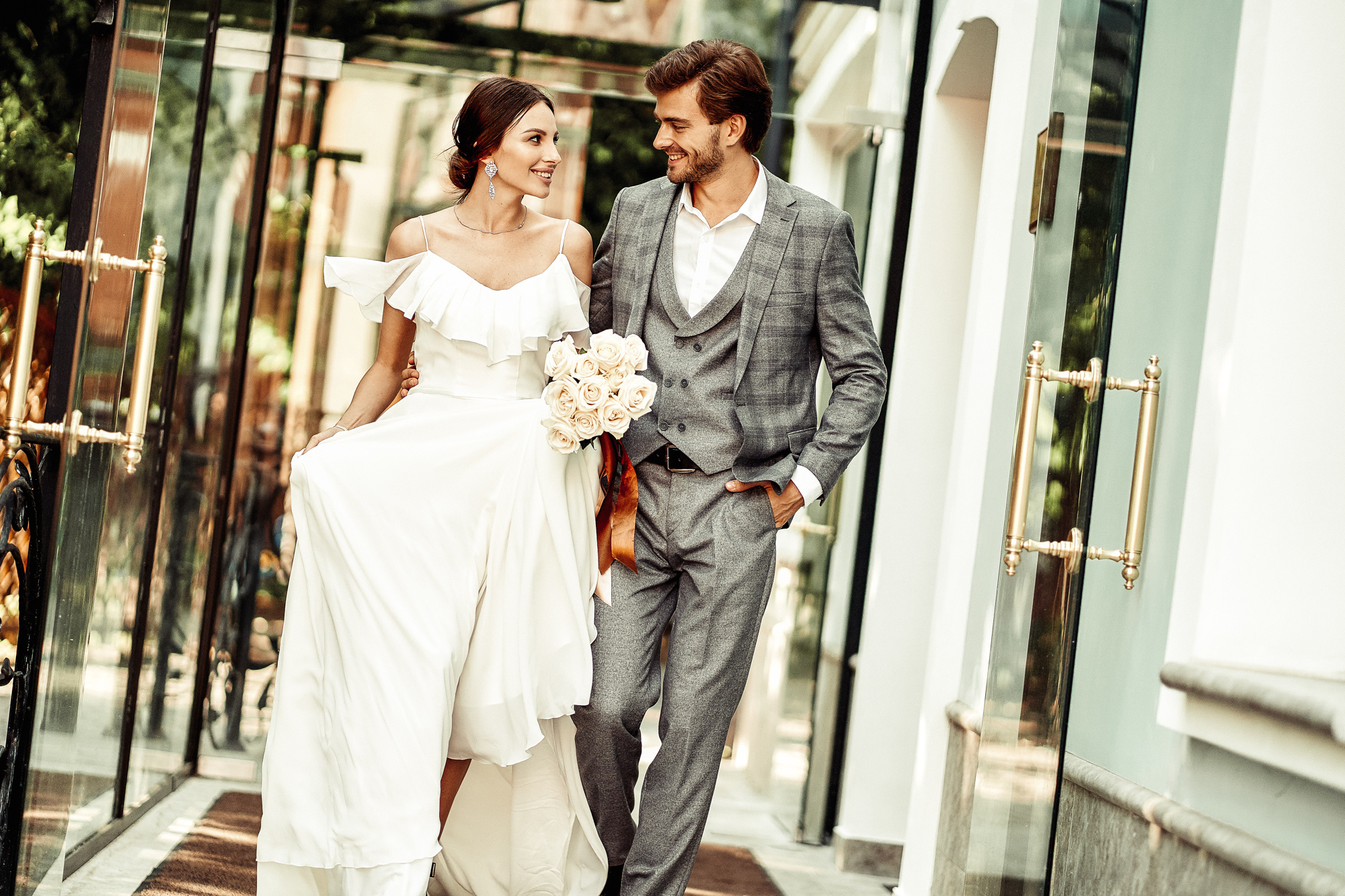 Денис и Оксана. Павел Мерк. Стильная свадебная фотография