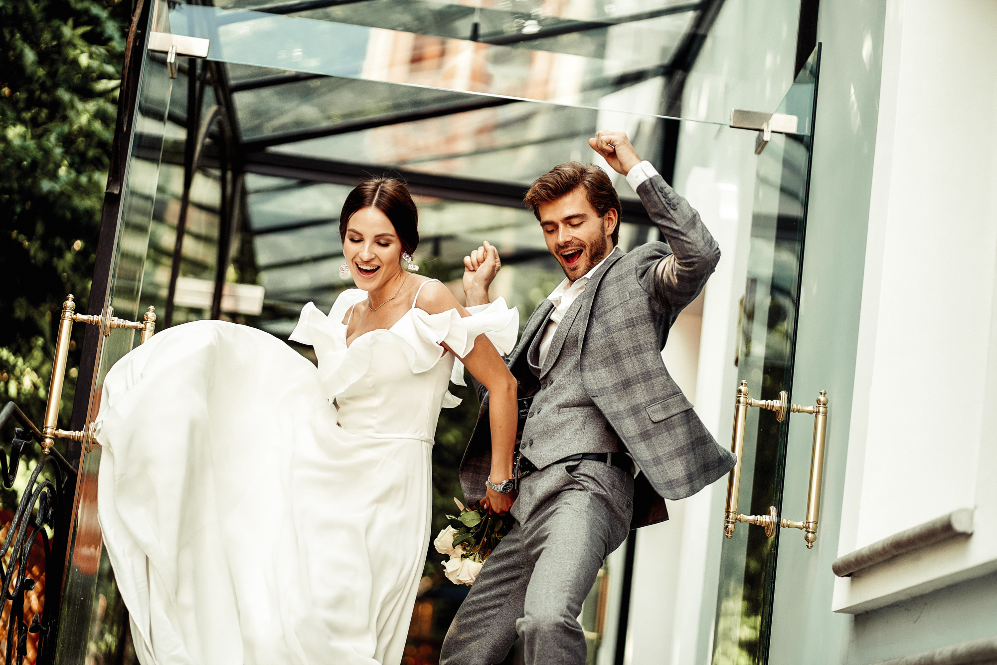 Денис и Оксана. Павел Мерк. Стильная свадебная фотография