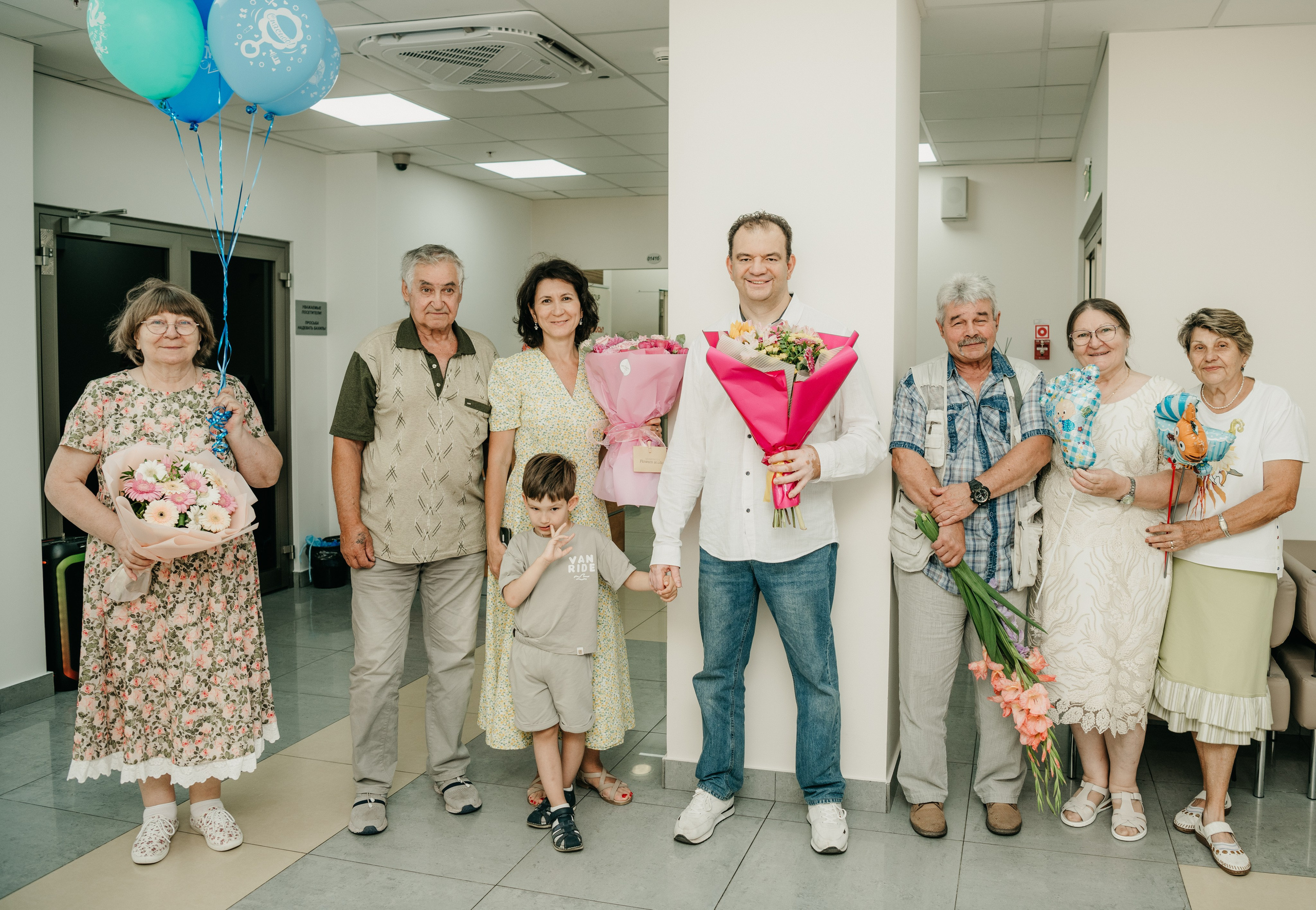 Выписка Андрюши. «Мать и дитя» на Севастопольском. Фотограф на выписку из роддома в Москве и МО