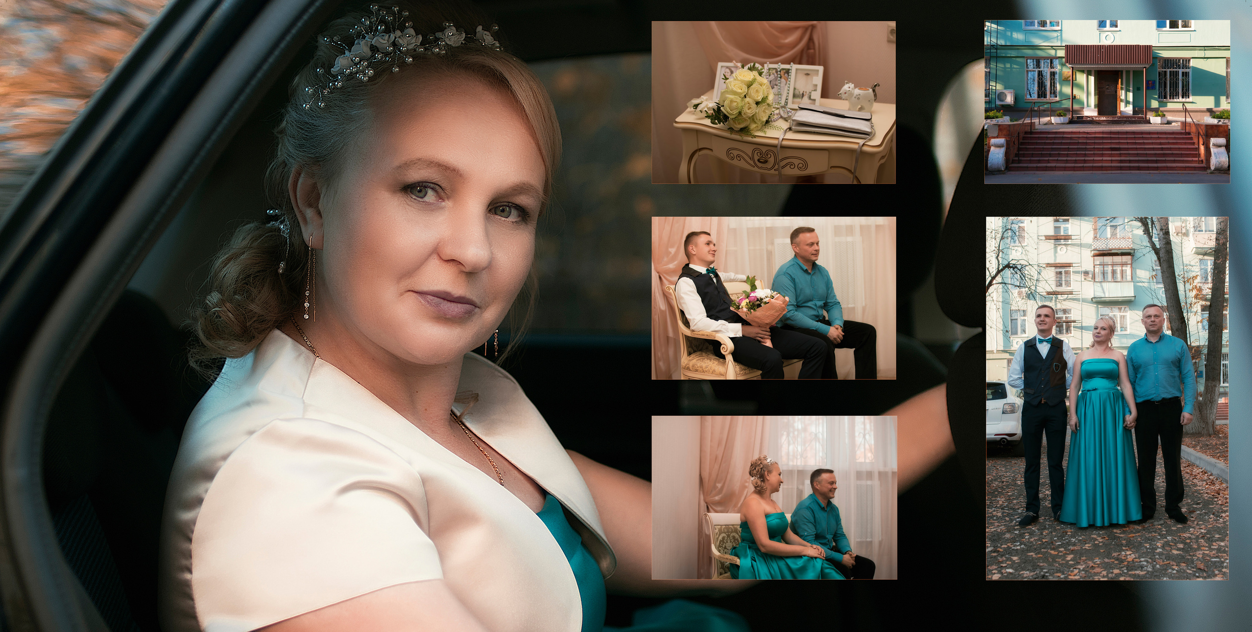 Свадебная фотокнига (60 на 30 см)