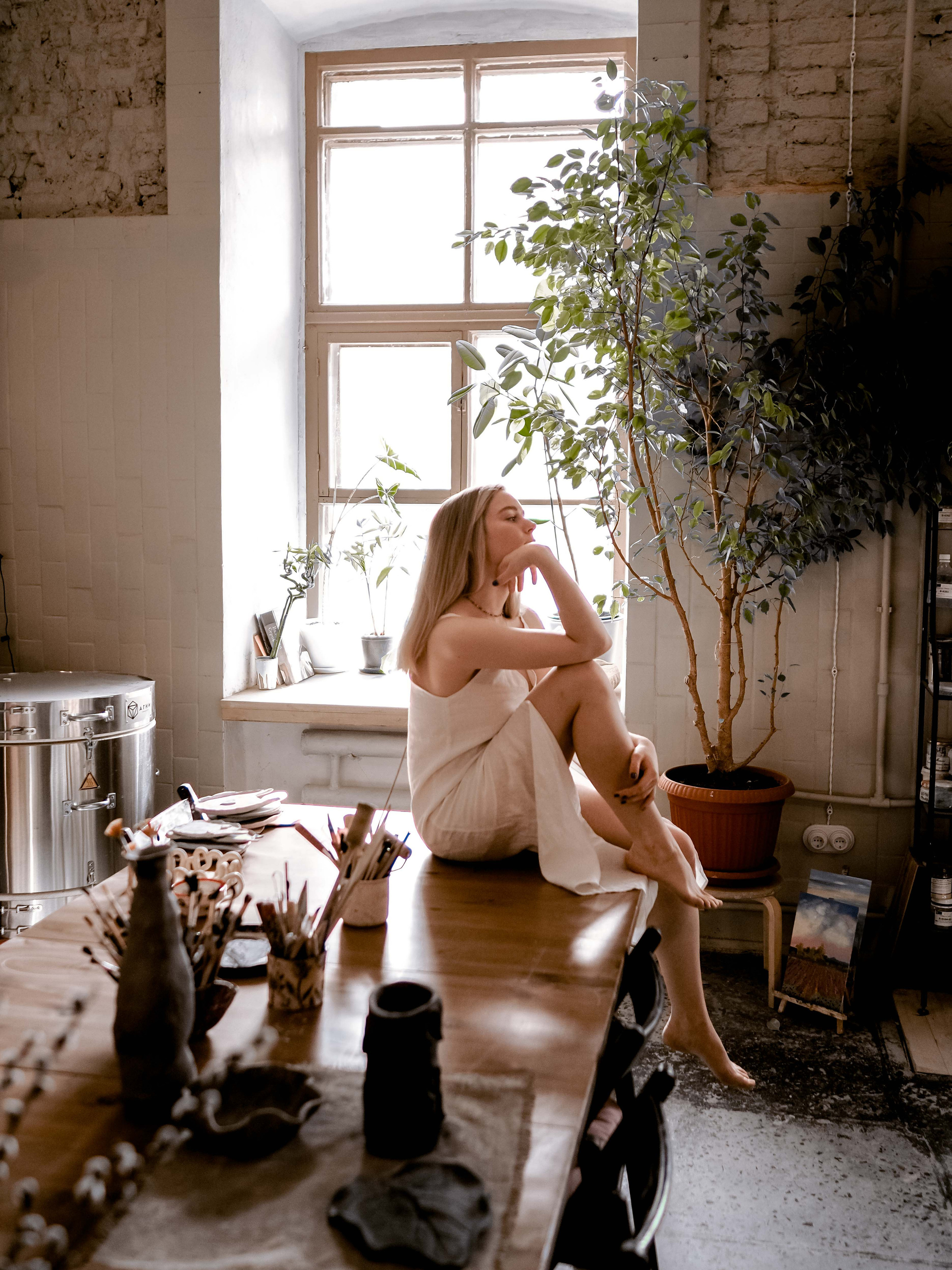 В студии керамики. Фотограф Рязань. Семейный Свадебный фотограф