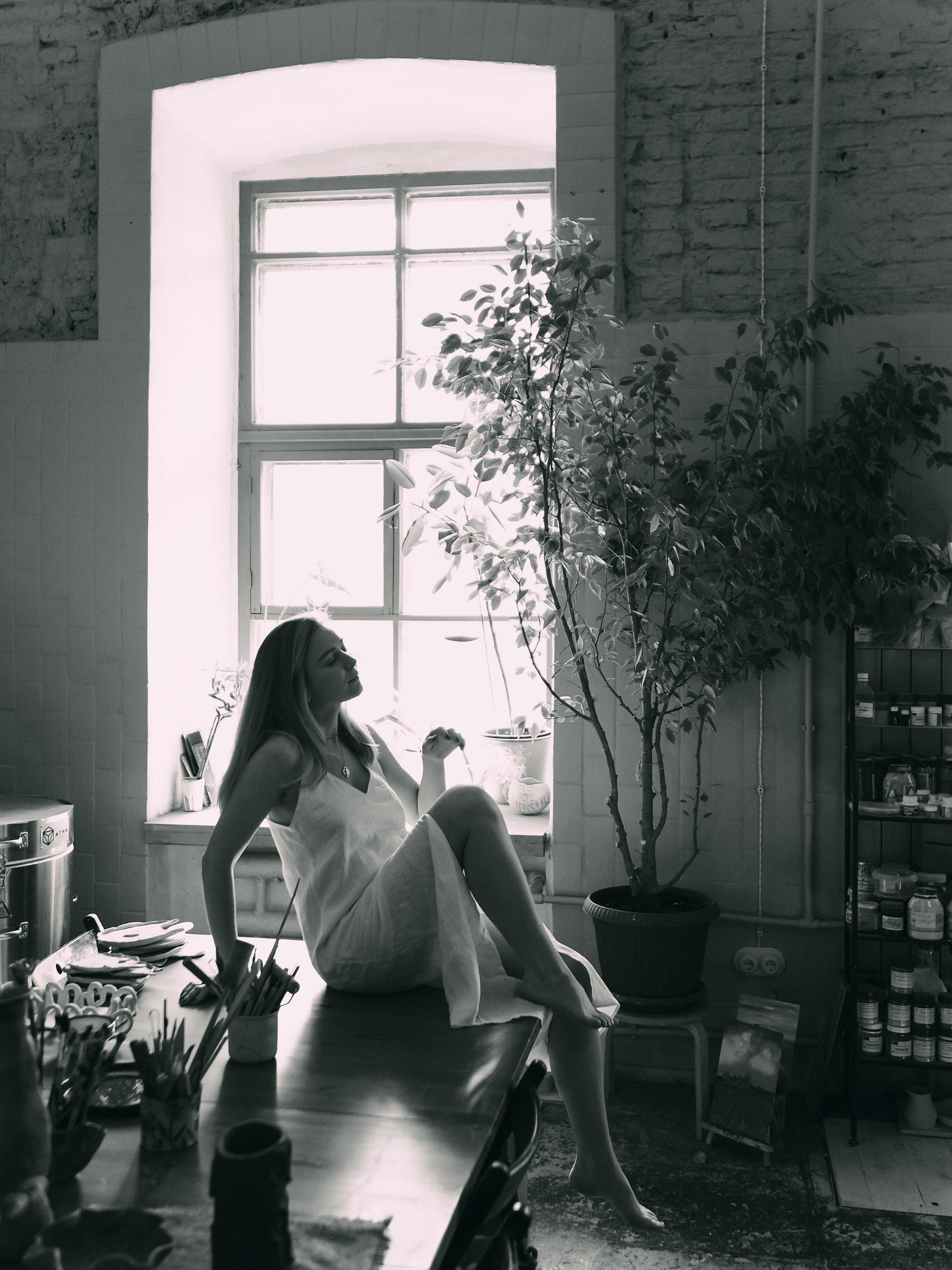 В студии керамики. Фотограф Рязань. Семейный Свадебный фотограф