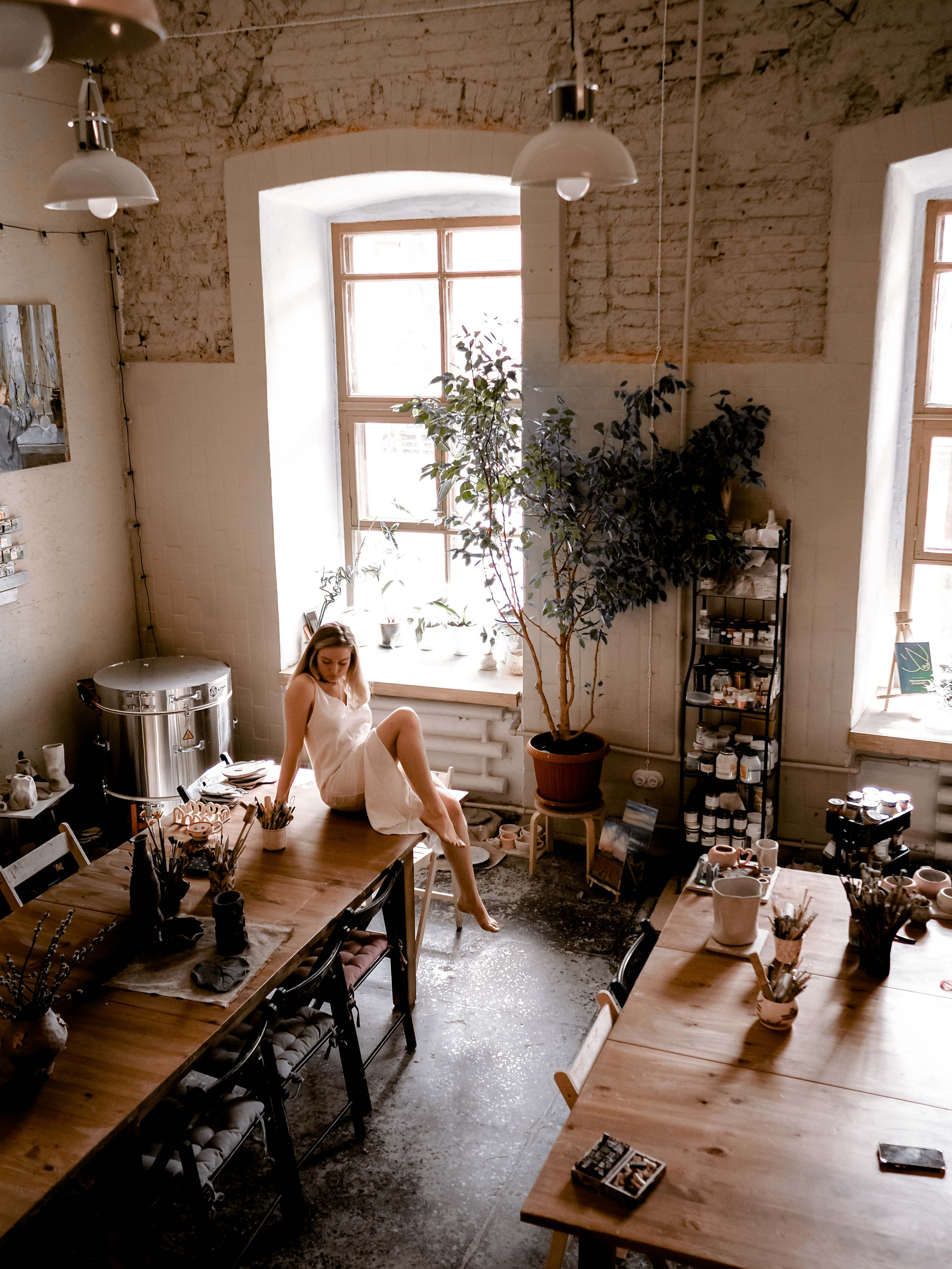 В студии керамики. Фотограф Рязань. Семейный Свадебный фотограф