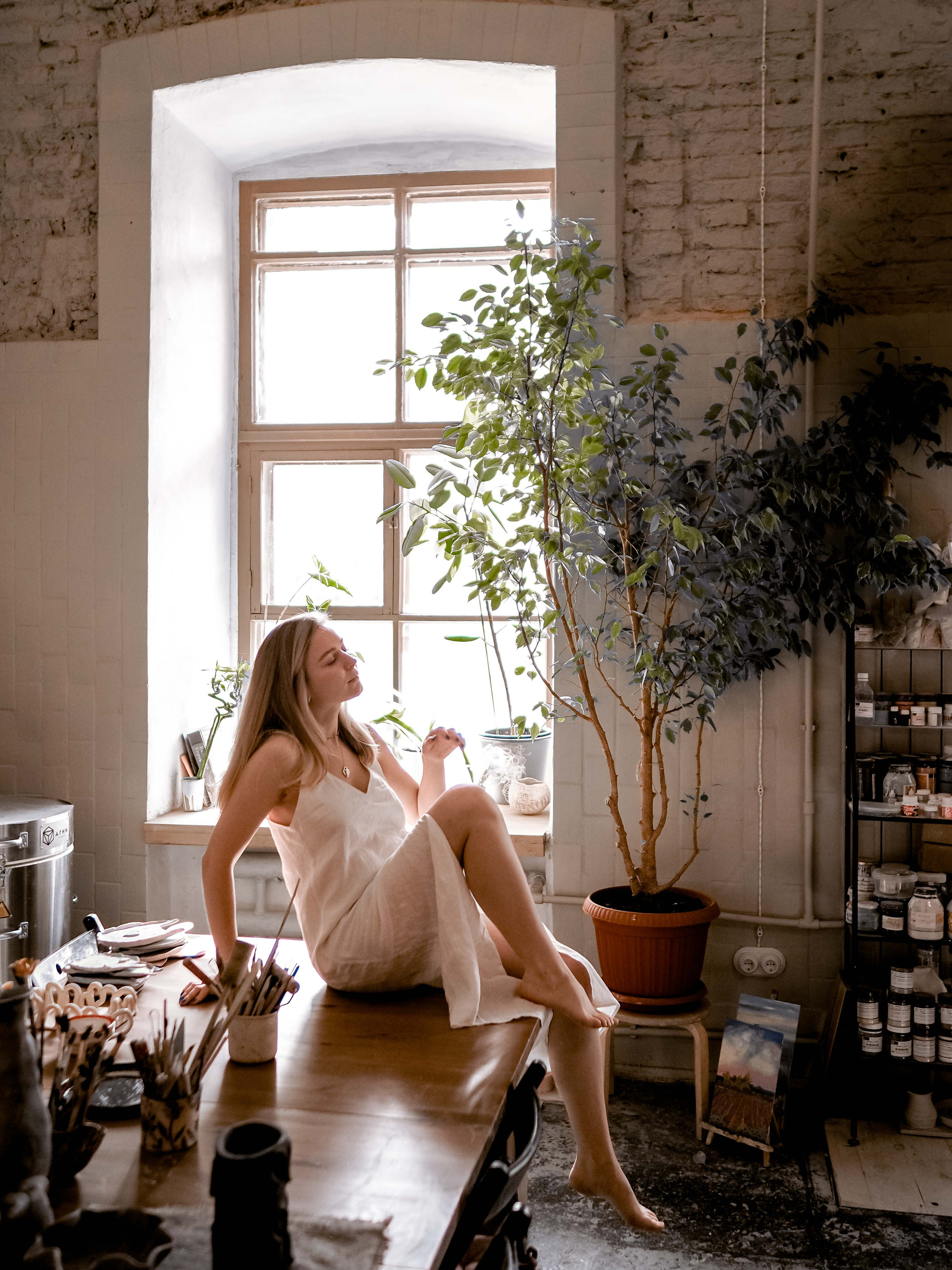 В студии керамики. Фотограф Рязань. Семейный Свадебный фотограф