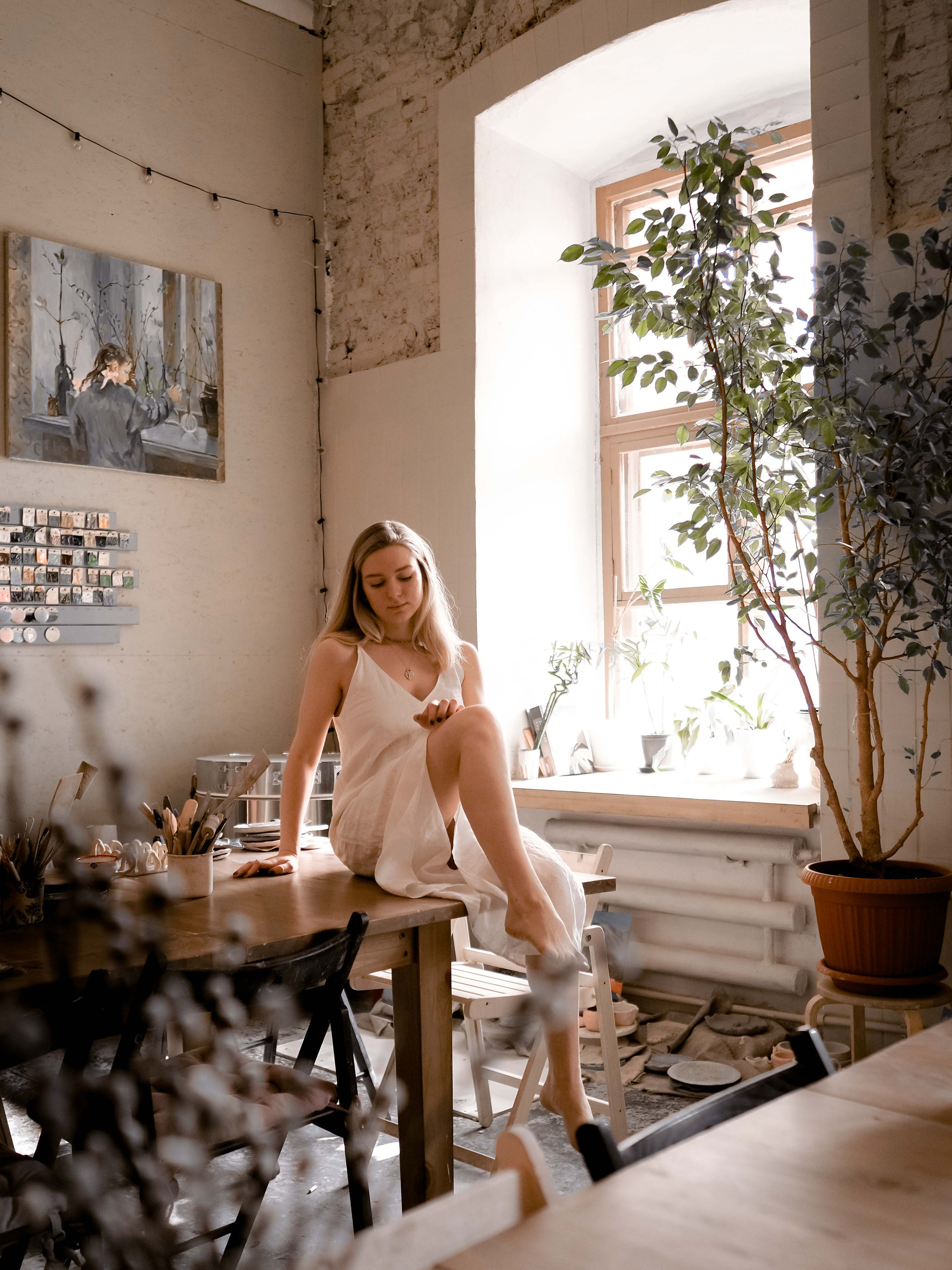 В студии керамики. Фотограф Рязань. Семейный Свадебный фотограф