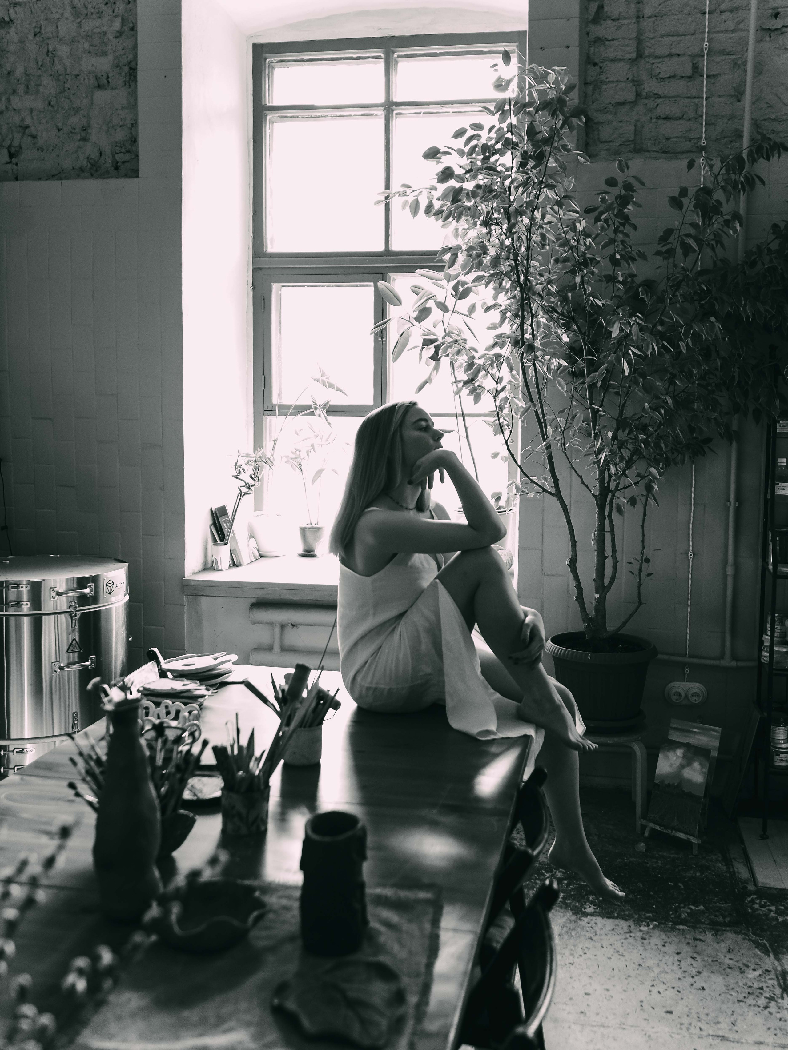 В студии керамики. Фотограф Рязань. Семейный Свадебный фотограф