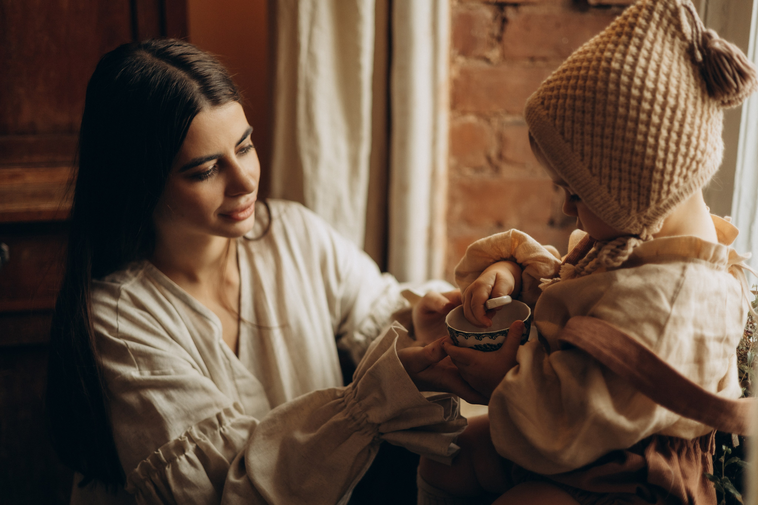 Валя и малышка Ева. Семейный, домашний, ньюборн фотограф Москва Цветкова Елизавета