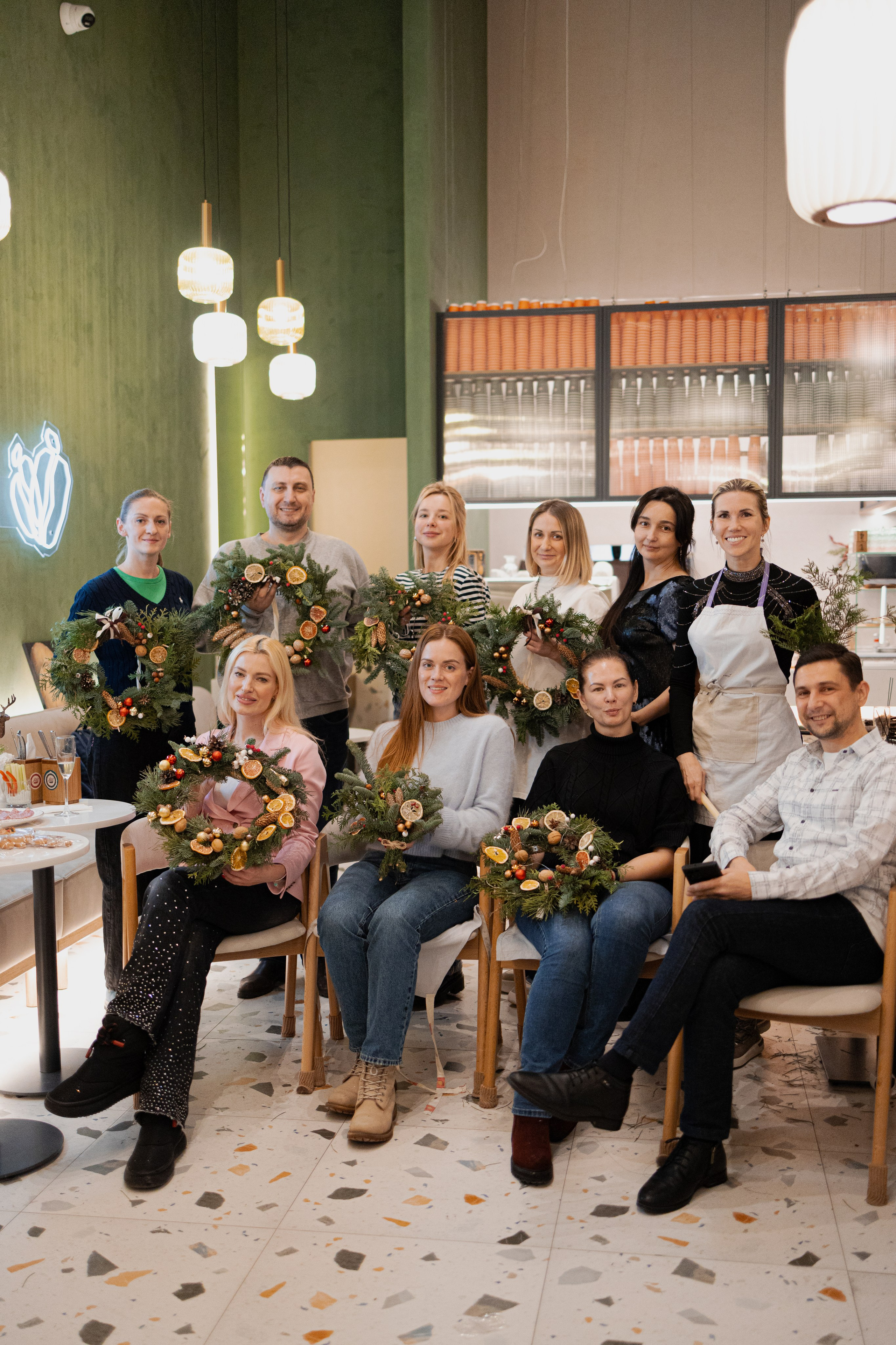 Мк свечи и венок (новогодний корпоратив). Анастасия Ракчеева Художник