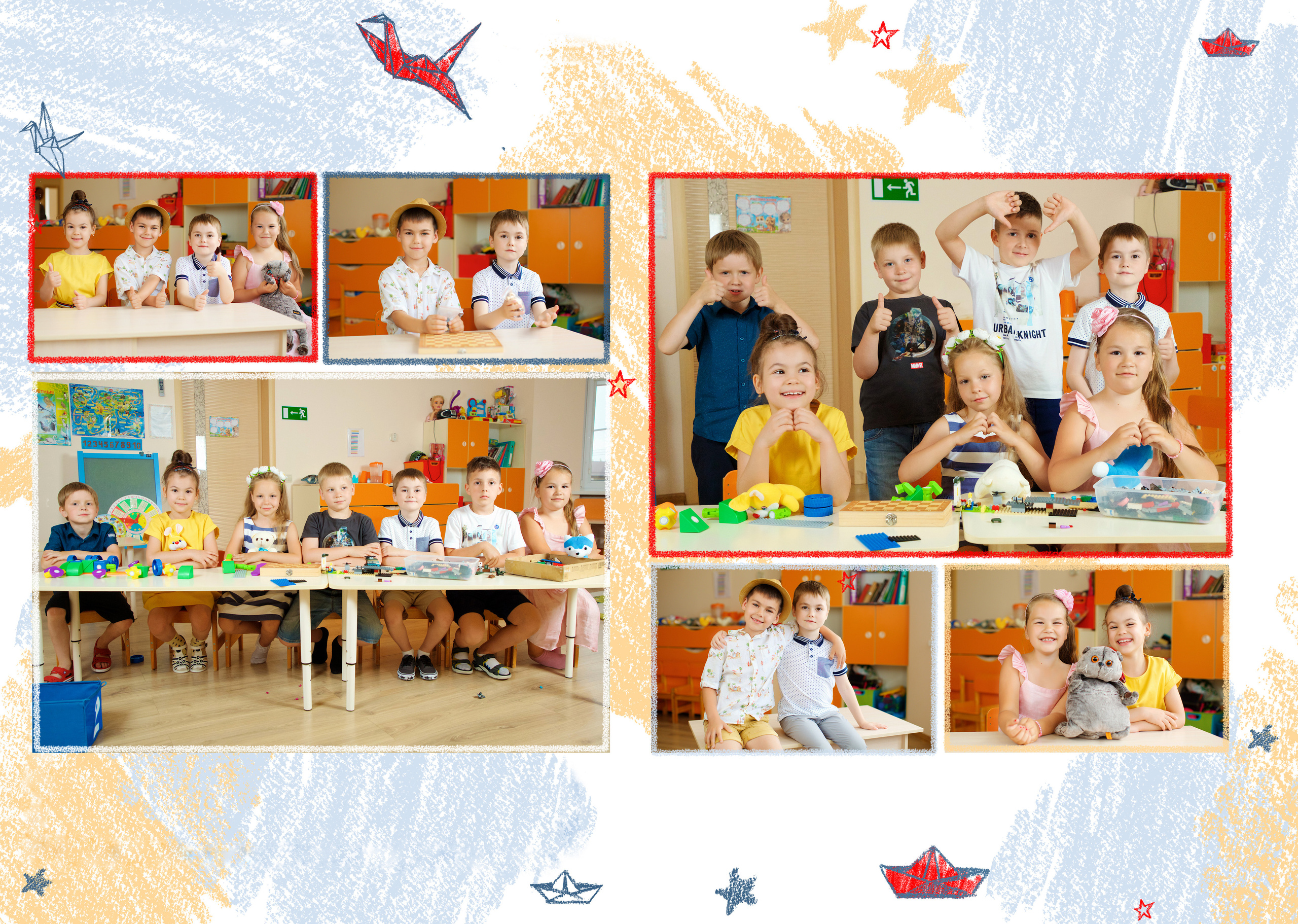 Пример альбома для детского сада на 4 разворота. Профессиональный фотограф в Краснодаре Виталий Васькович