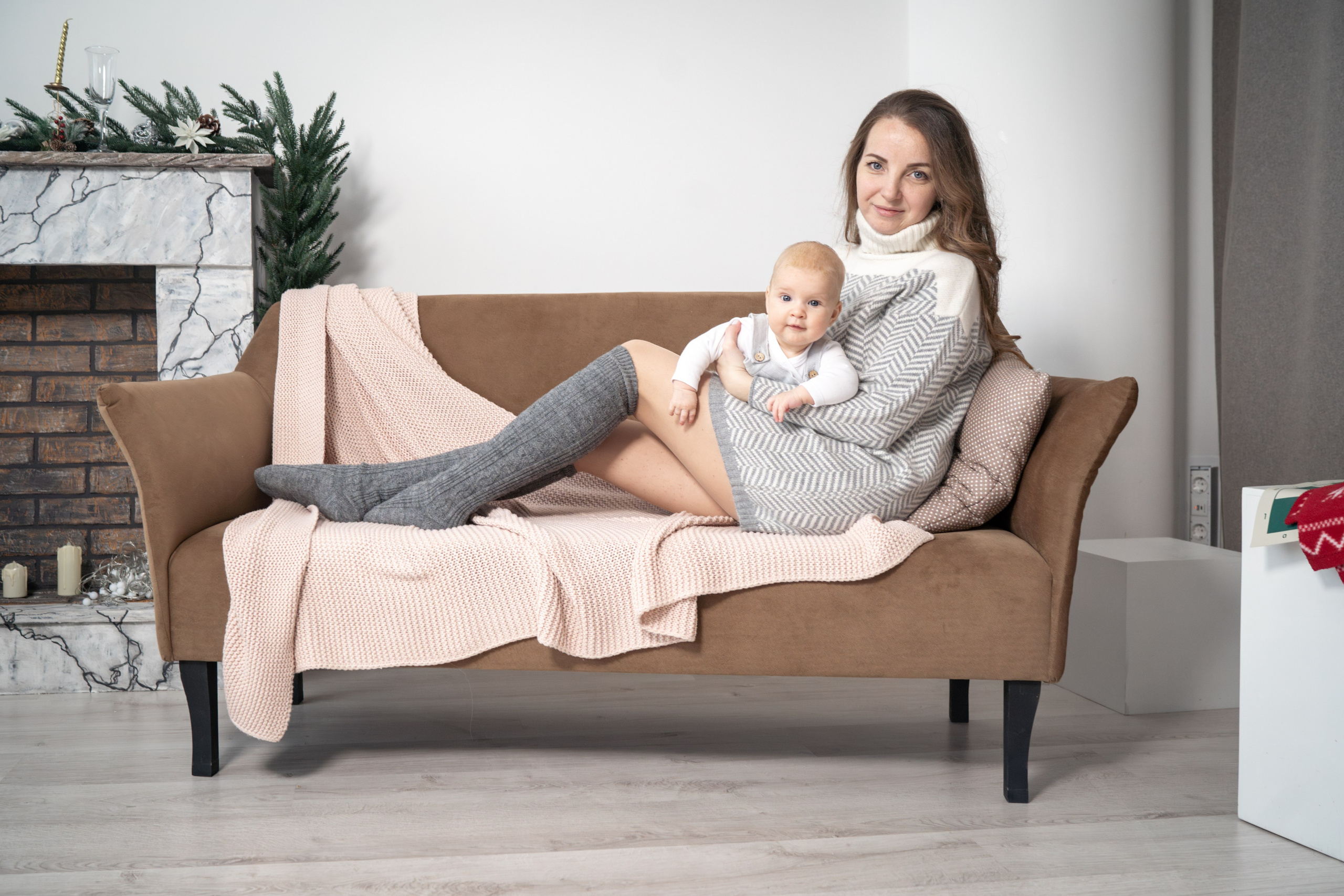 С самоедской лайкой. Фотограф Зинаида Евдокимова