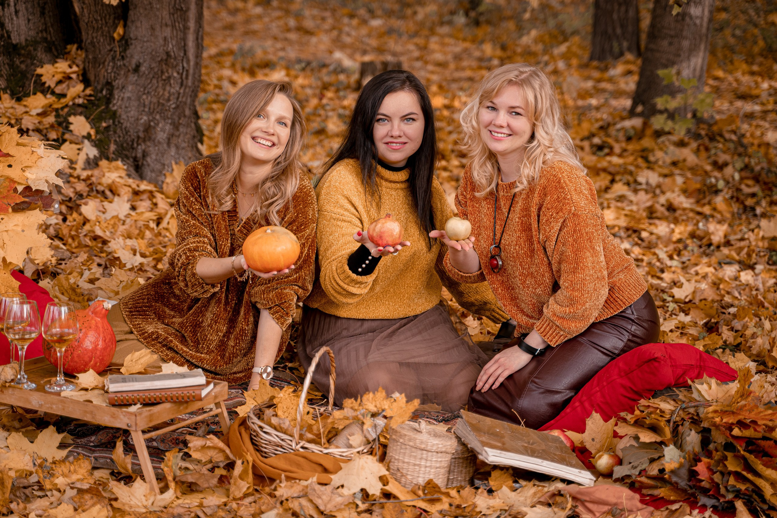 Осенний девичник. Портретный фотограф в Москве Юлия Красовская
