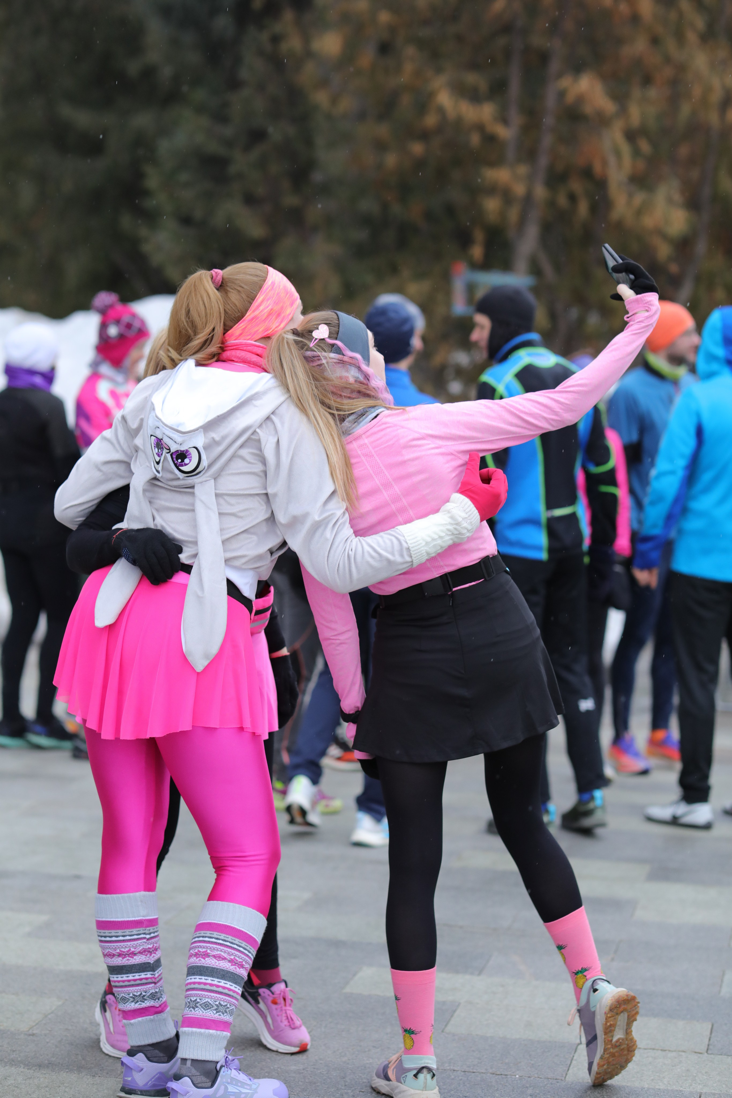 Забег 8 Марта, Речной вокзал. Фотограф Сергей Ловкий