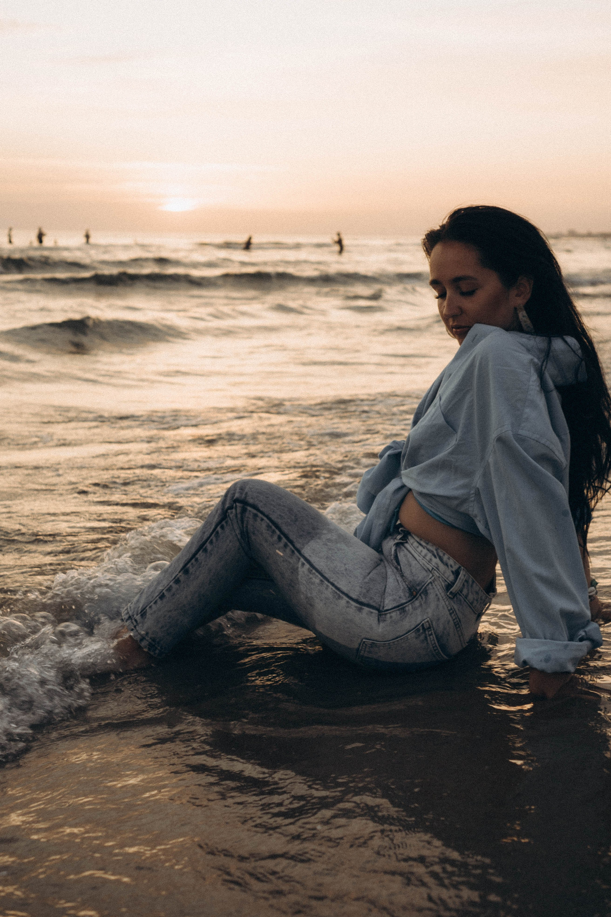 Июльский вечер на берегу черного моря. Профессиональный фотограф, Санкт-Петербург — Виктория Богомолова