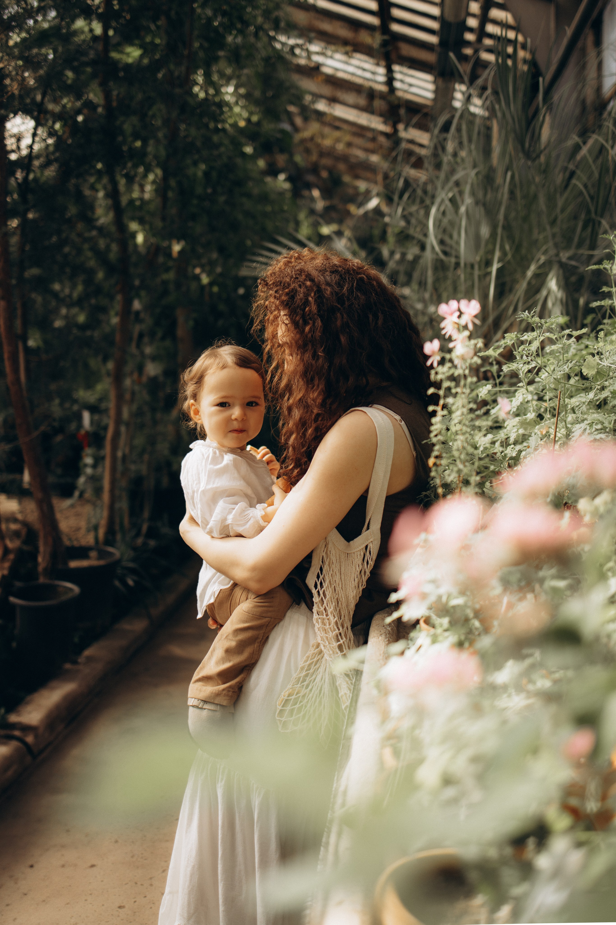 Прогулка по оранжерее. Семейный фотограф в Москве Ксения Аганина