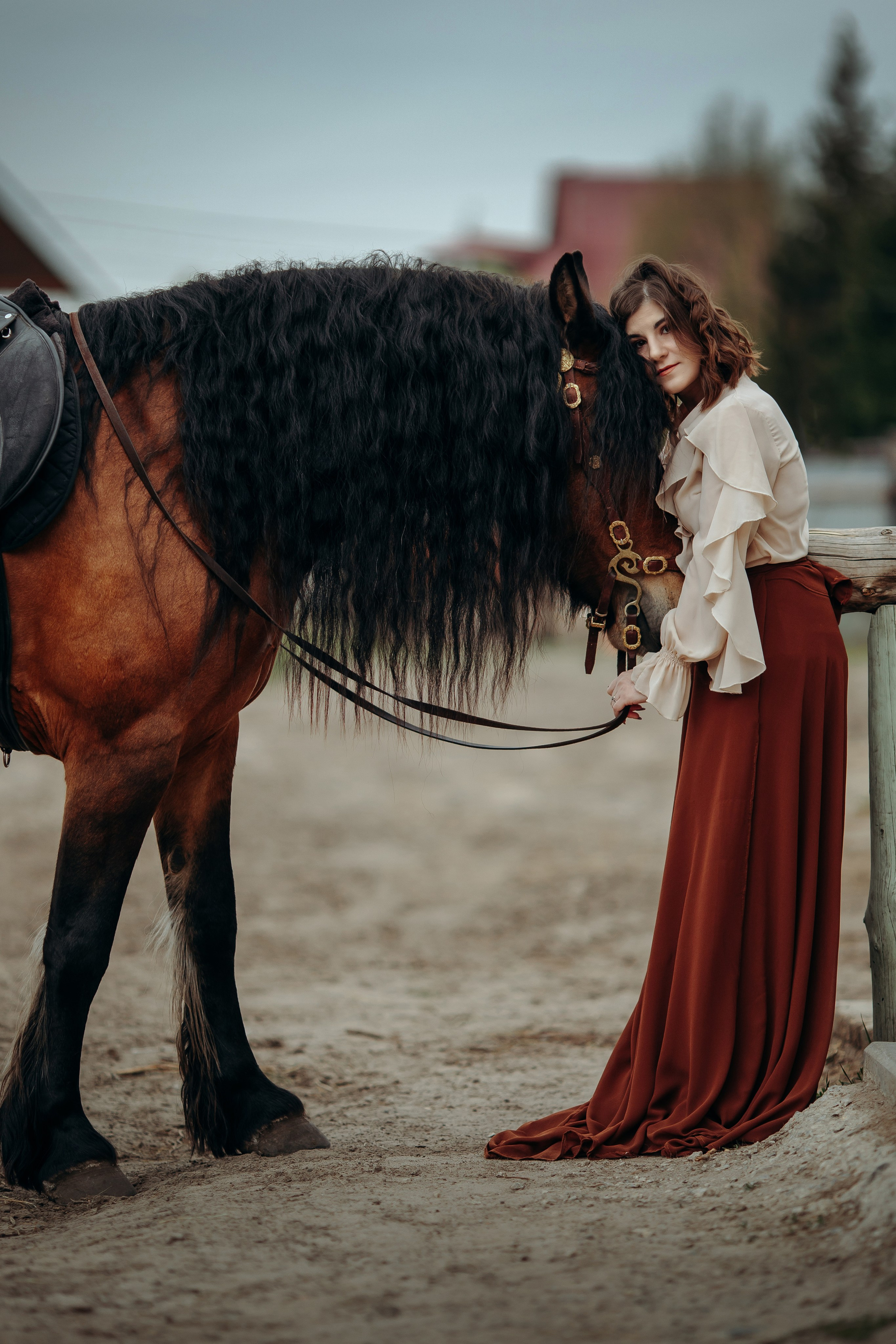 Евгения и Халветта. Анна Молчанова конный фотограф в Тюмени | фотосессии с лошадьми Тюмень