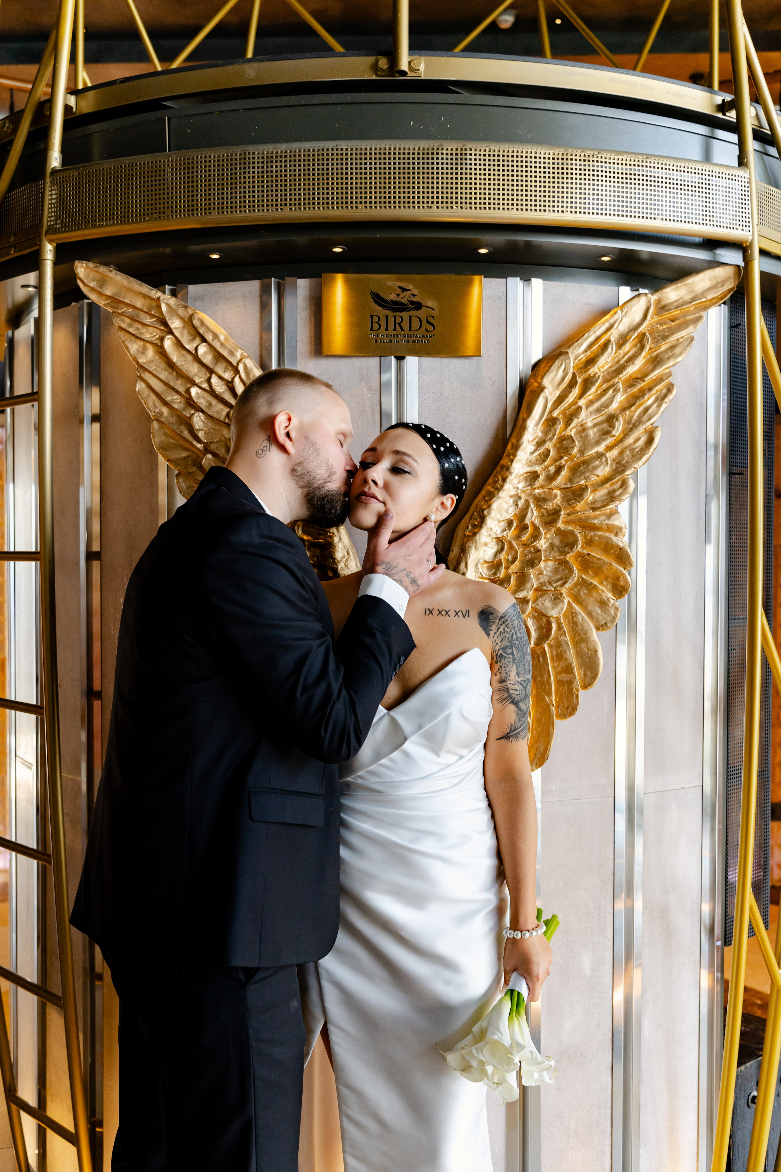 Роспись в ресторане "Birds" в башне Око  Фотограф