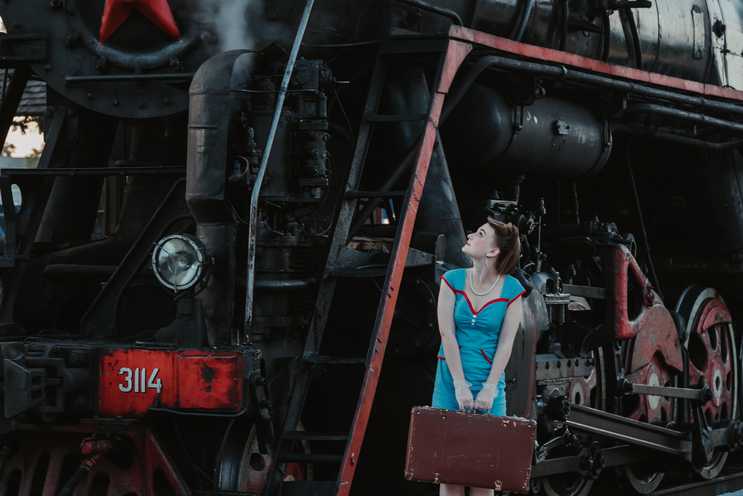 Ретро-поезд. Фотограф Екатерина Шишкина. Питкяранта. Карелия