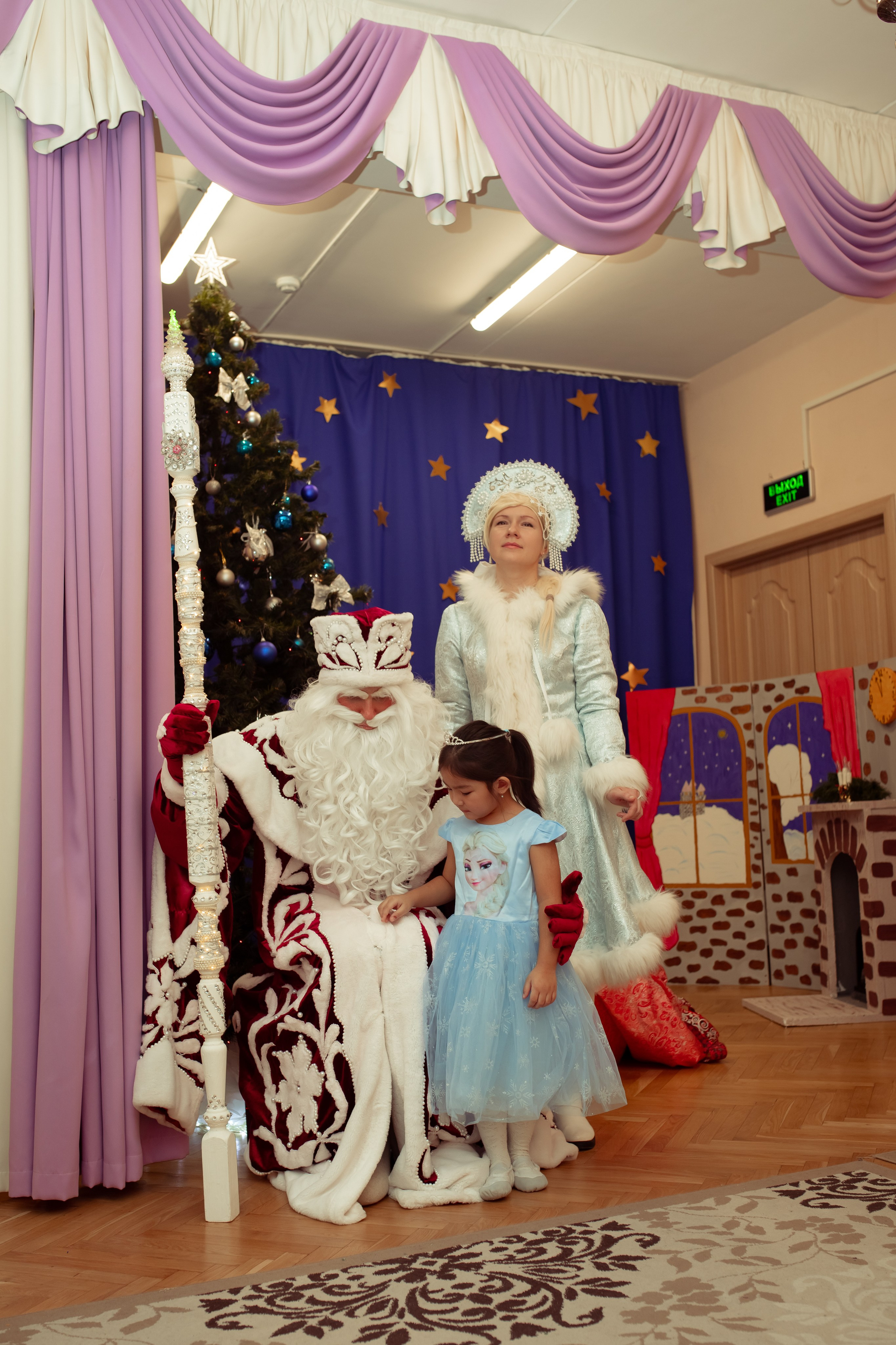 Новогодний утренник в детском саду. Семейный и детский фотограф в Москве Дорогова Екатерина
