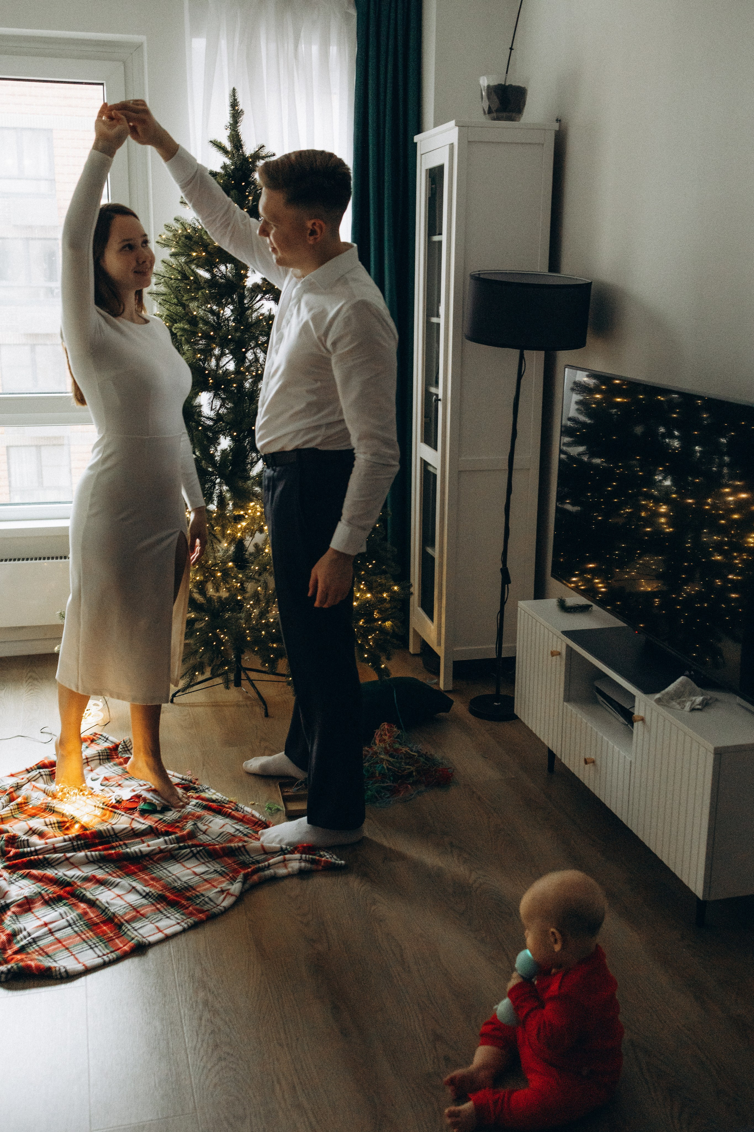 Первый Новый год Андрюши. Фотограф lifestylе в Москве Пшеничная Анастасия