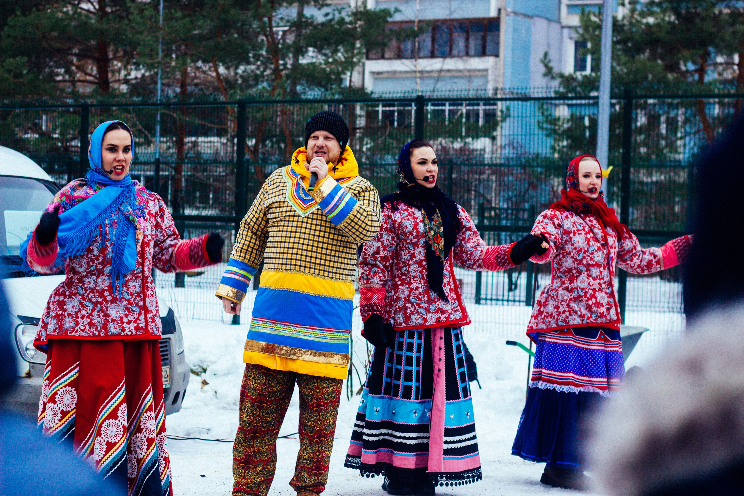 Дворовая ёлка. Детский и семейный фотограф, фотограф мероприятий Нижний Новгород