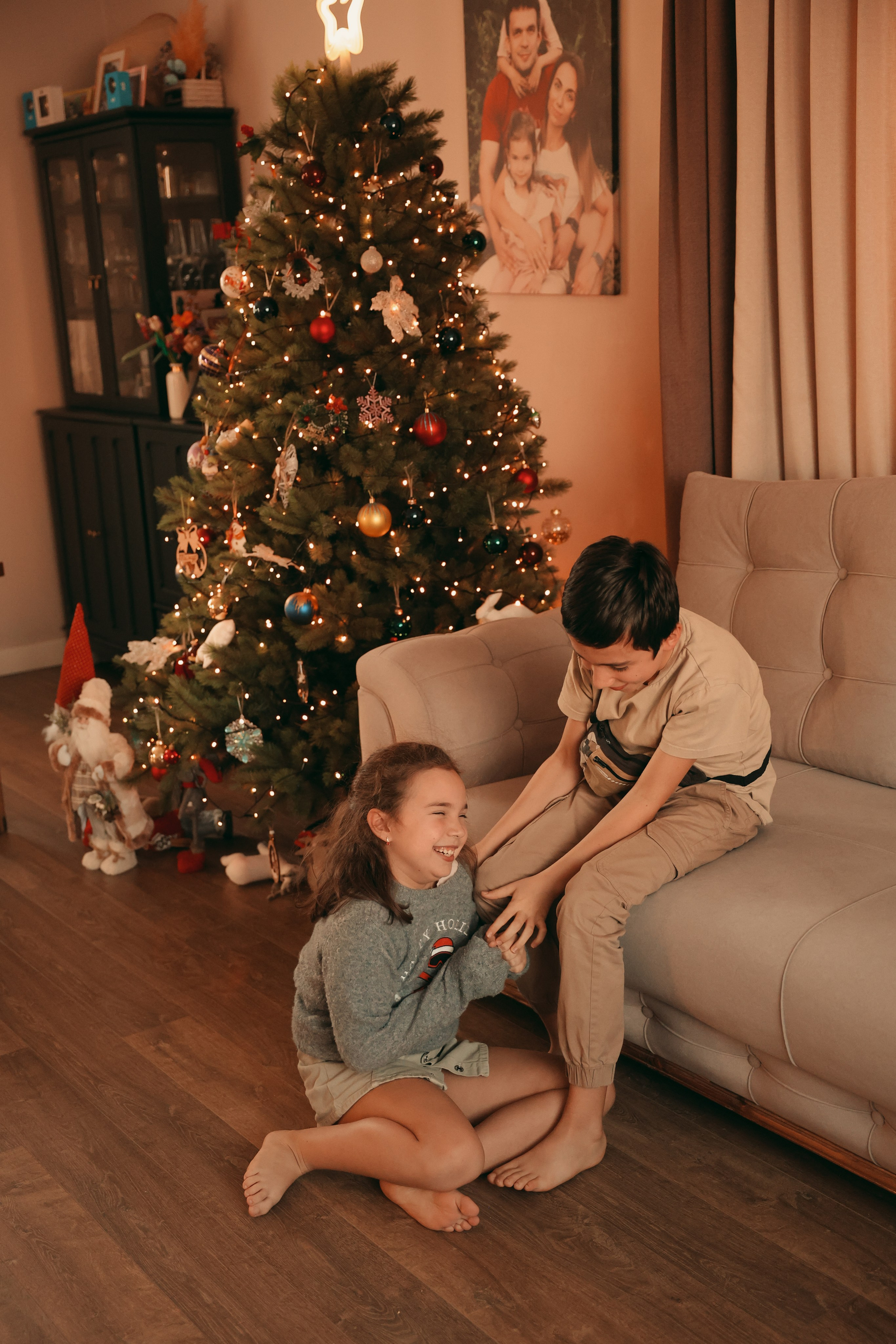 Новогоднее печенье всей семьей. Ваш семейный newborn и lifestyle фотограф в СПБ Наталья Журавлева