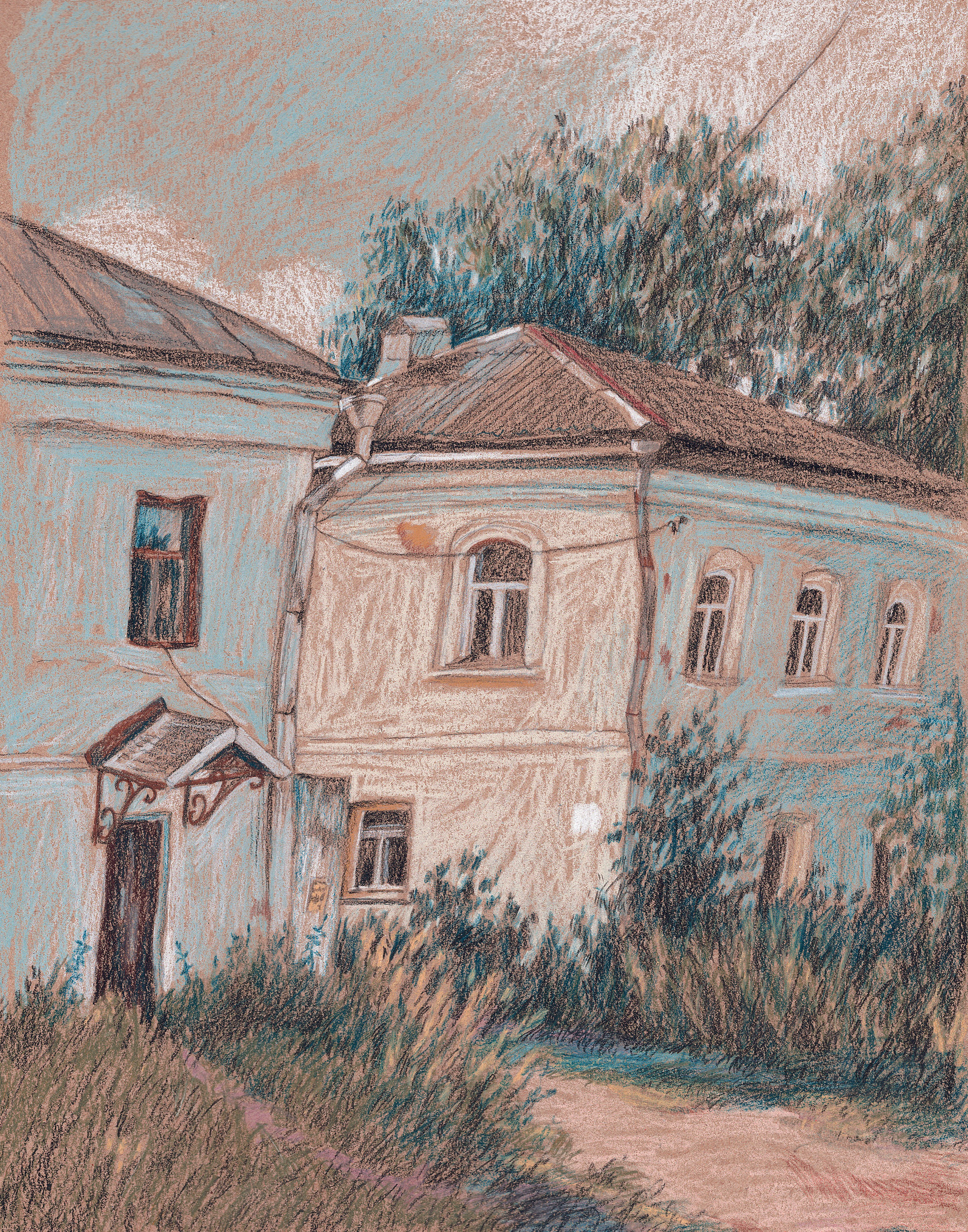 Домики. Художник Карина Милосердова